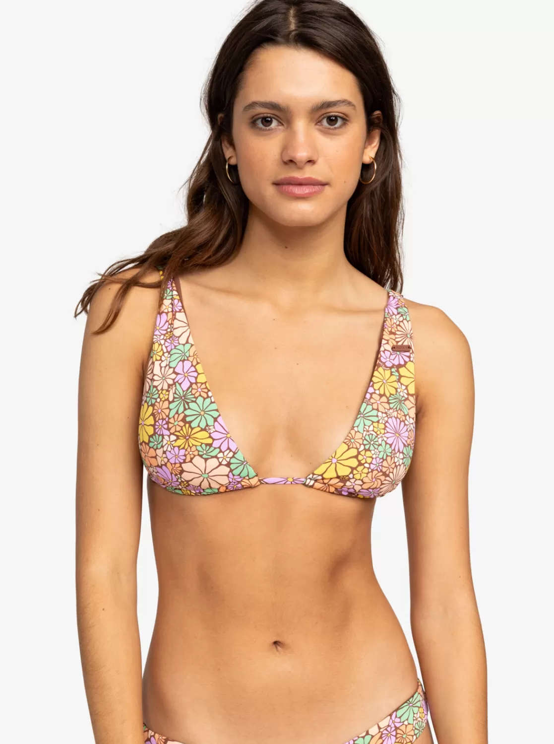 All About Sol Elongated Triangle Bikini Top-ROXY Hot