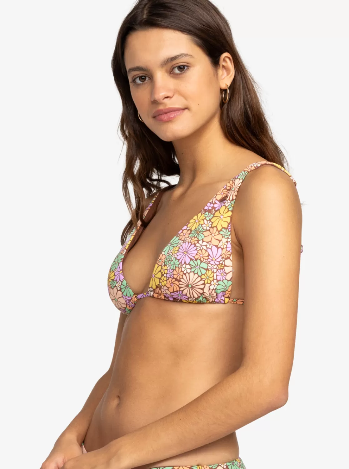 All About Sol Elongated Triangle Bikini Top-ROXY Hot