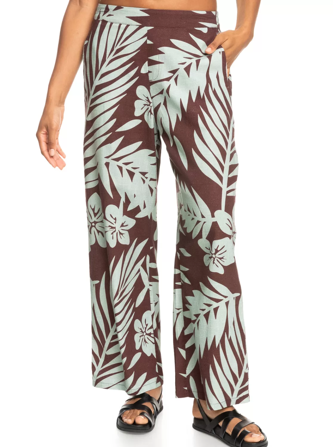 Another Night Wide Leg Pants-ROXY Shop