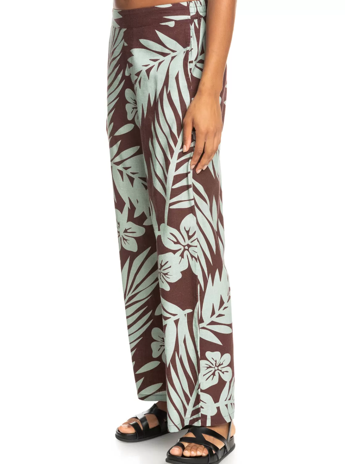 Another Night Wide Leg Pants-ROXY Shop