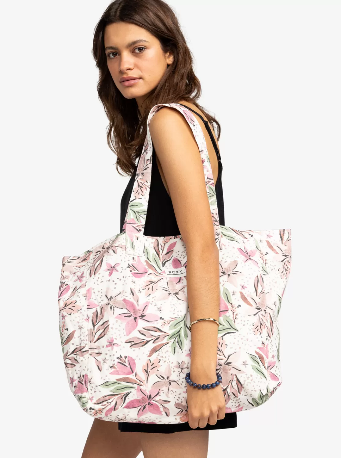 Anti Bad Vibes Printed Beach bag-ROXY Online