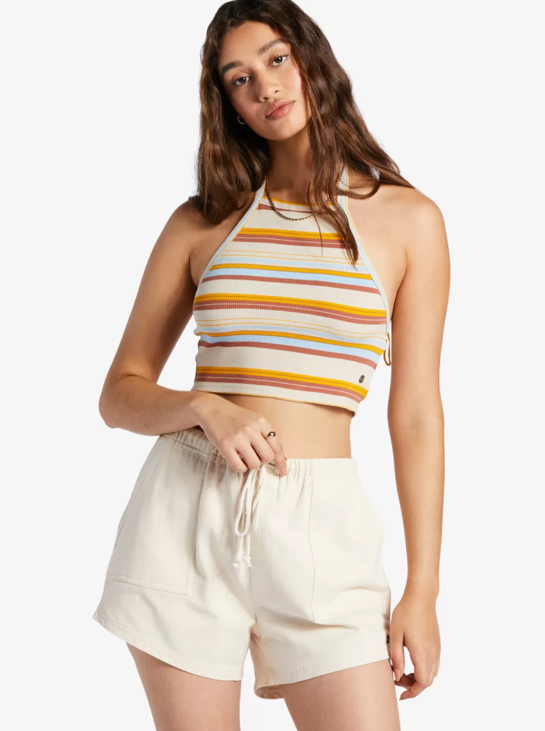 Beach Cruiser Crop Top-ROXY Fashion