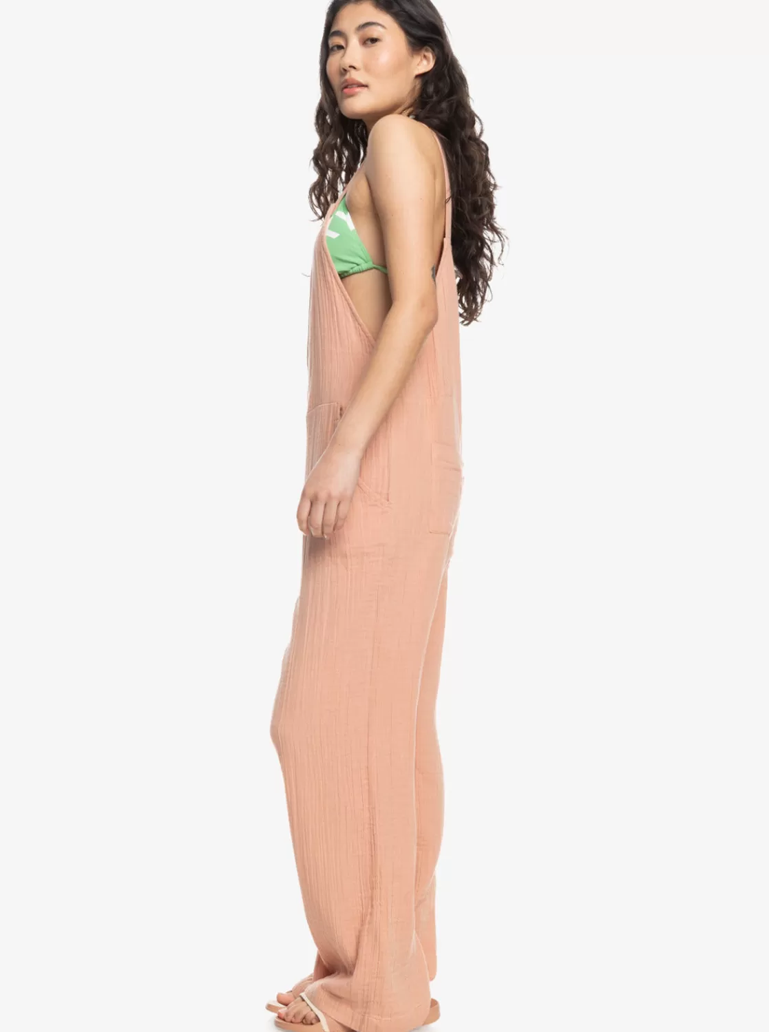 Beachside Dreaming Jumpsuit-ROXY Cheap