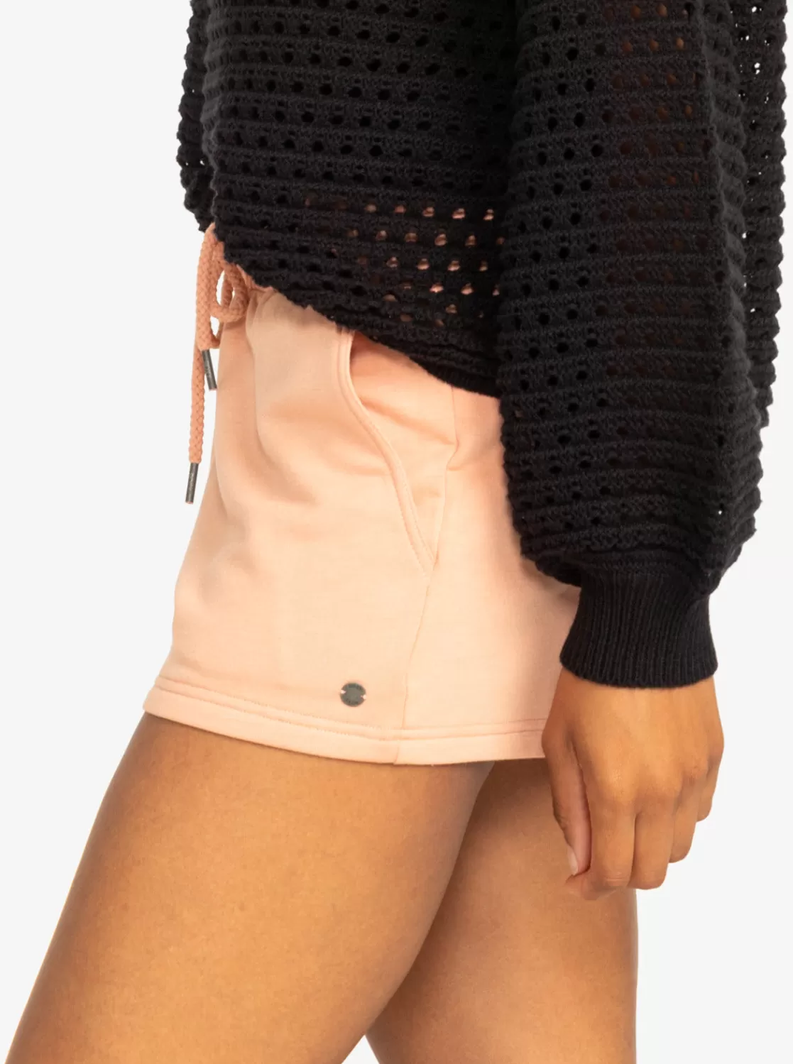 Check Out  Elastic Waist Shorts-ROXY Outlet