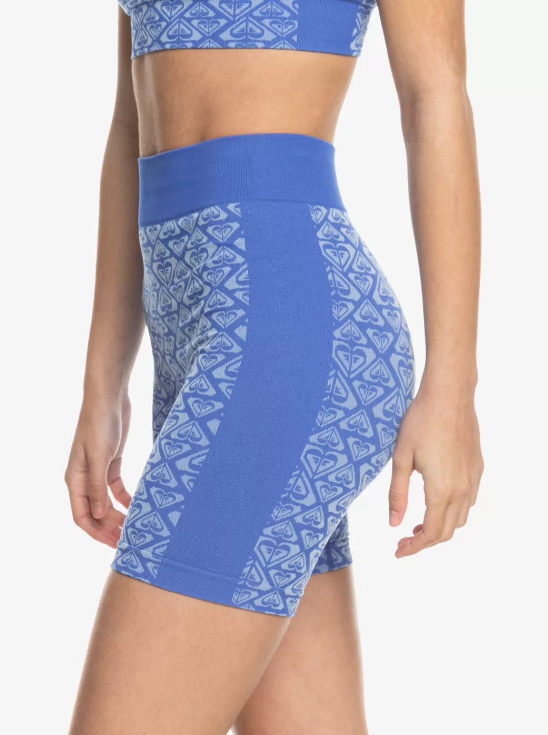 Chill Out Seamless Heart Bike Shorts-ROXY Hot