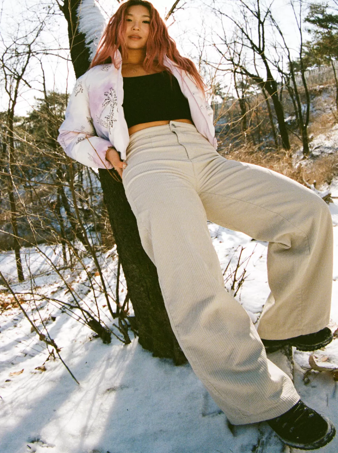 Chloe Kim Corduroy Pants-ROXY New
