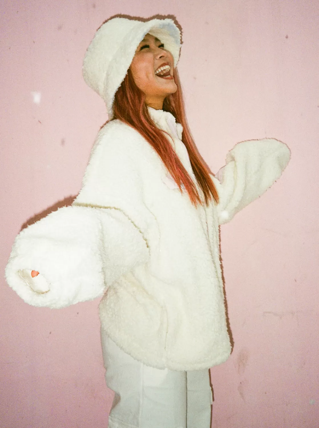 Chloe Kim Pop Snow Sherpa Full-Zip Fleece-ROXY New