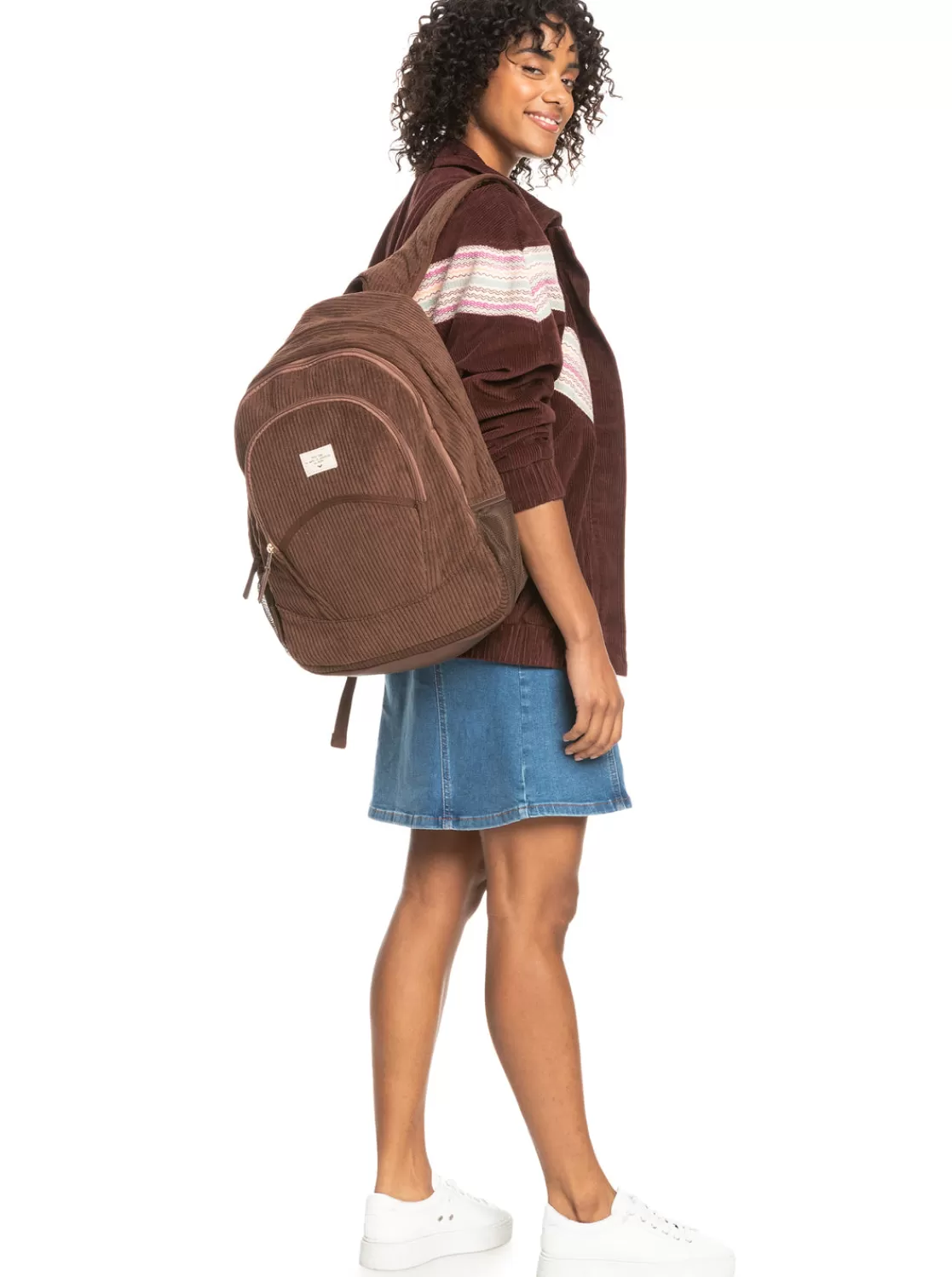 Cozy Nature Large Corduroy Backpack-ROXY Best Sale
