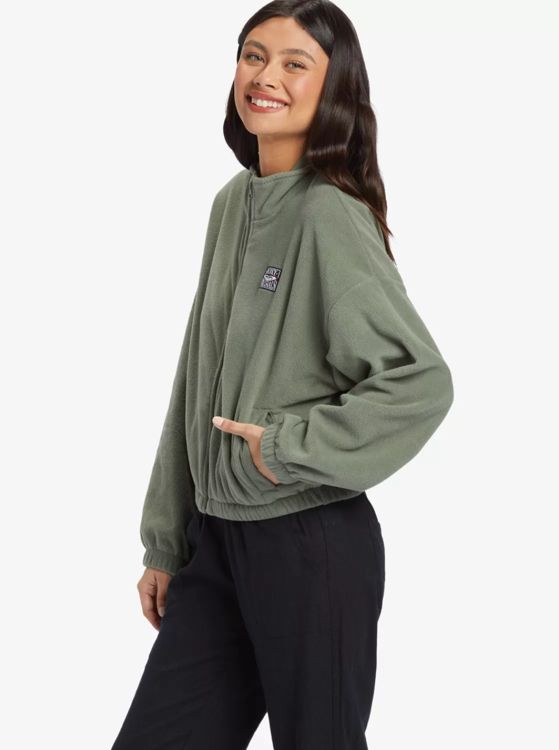 Dawn To Dusk Half-Zip Fleece-ROXY Clearance