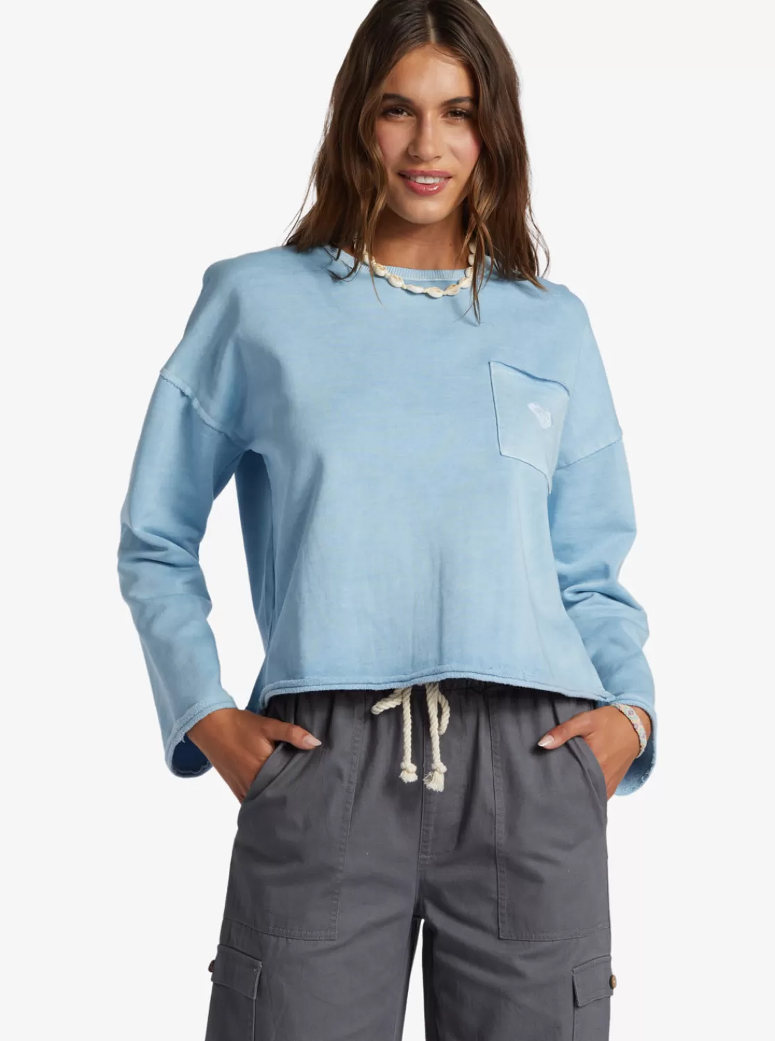 Doheny Crew Neck Sweatshirt-ROXY Store