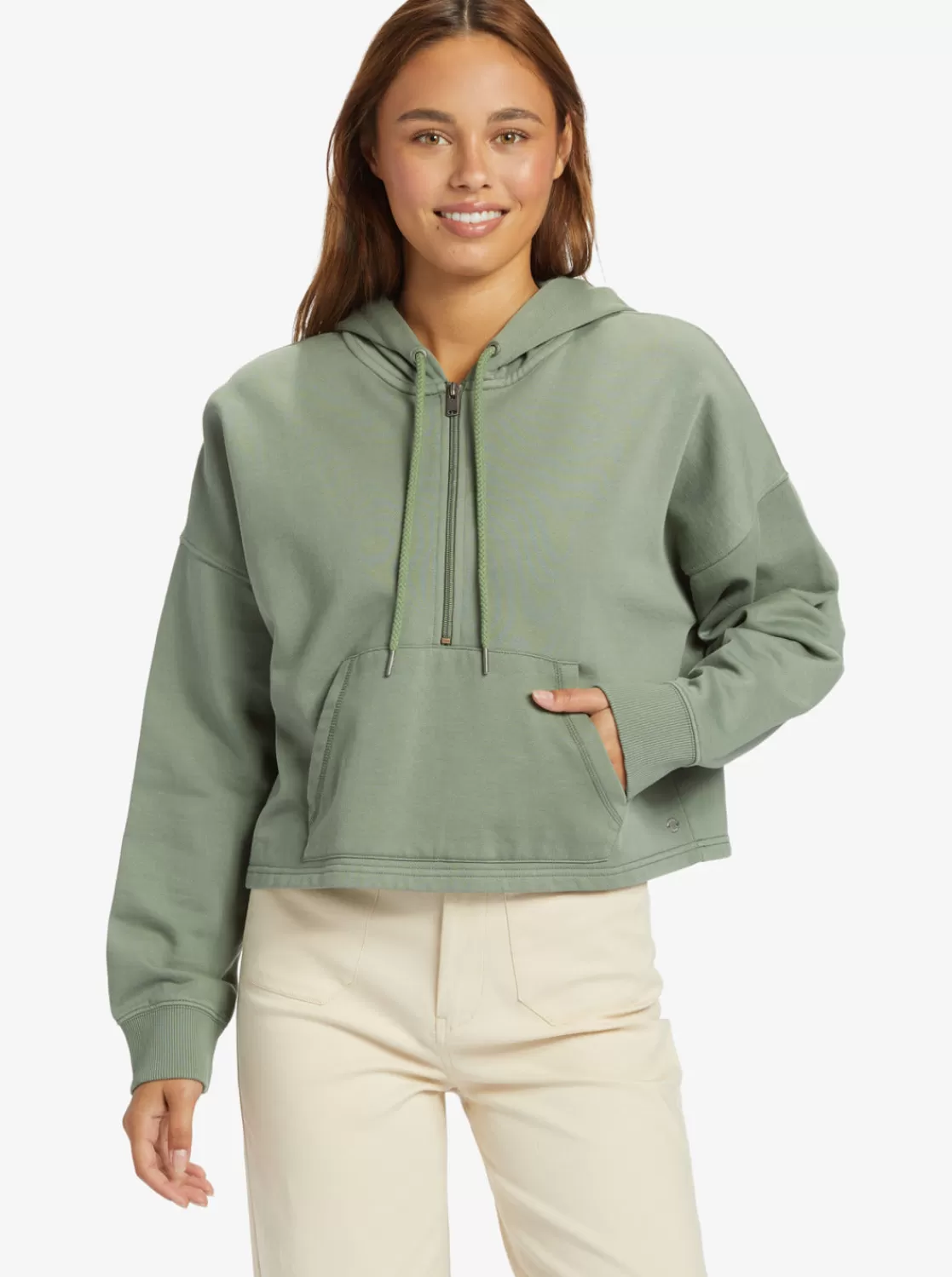 Drakes Cove Half-Zip Hoodie-ROXY Outlet