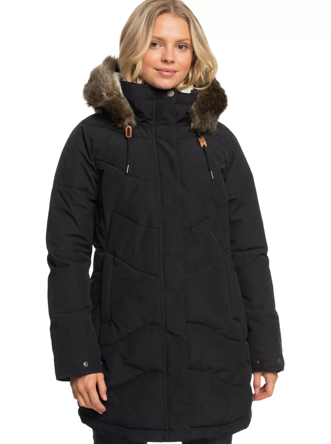 Ellie Longline Winter Jacket-ROXY Cheap