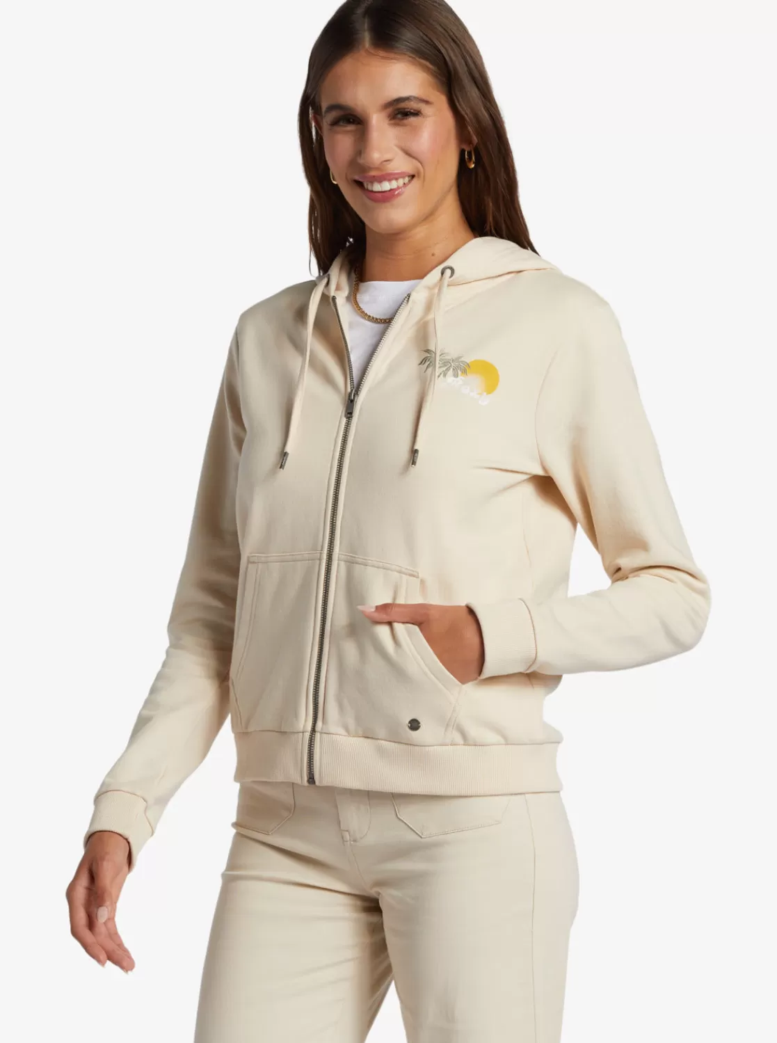 Evening Hike Zip-Up Hoodie-ROXY Clearance