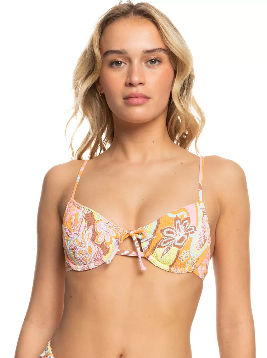 Floraldelic Underwired Bikini Top-ROXY Sale