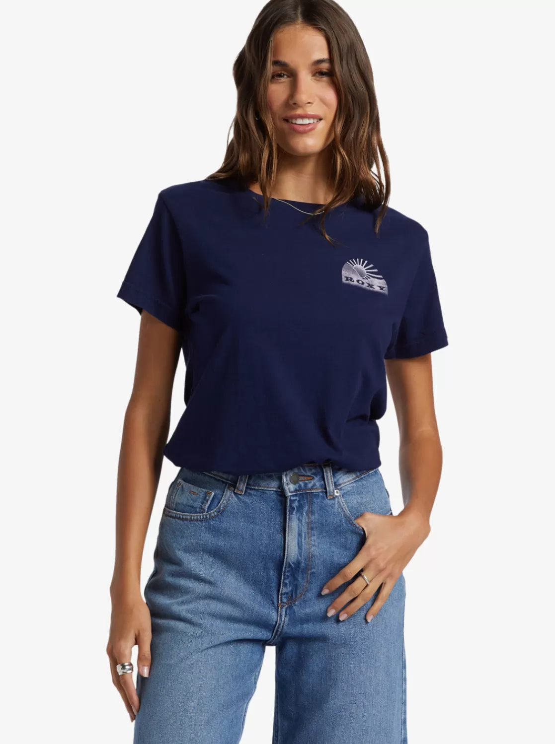 Get Lost In The Moment Boyfriend T-Shirt-ROXY Store