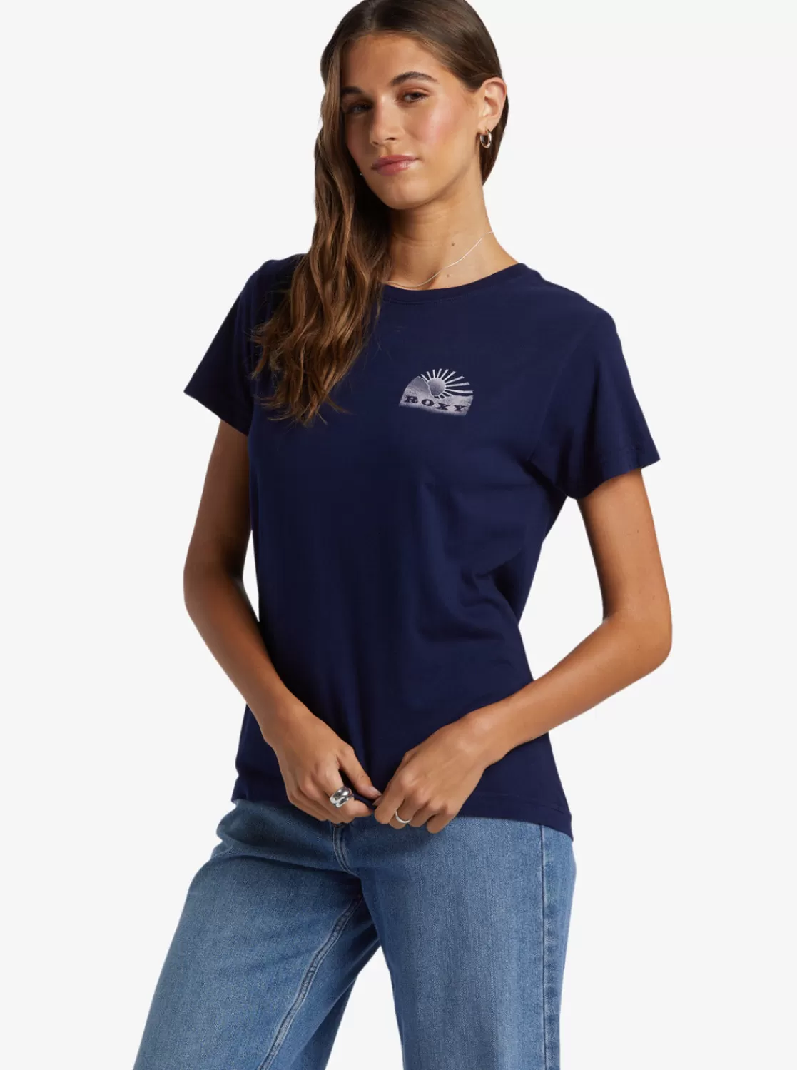 Get Lost In The Moment Boyfriend T-Shirt-ROXY Store