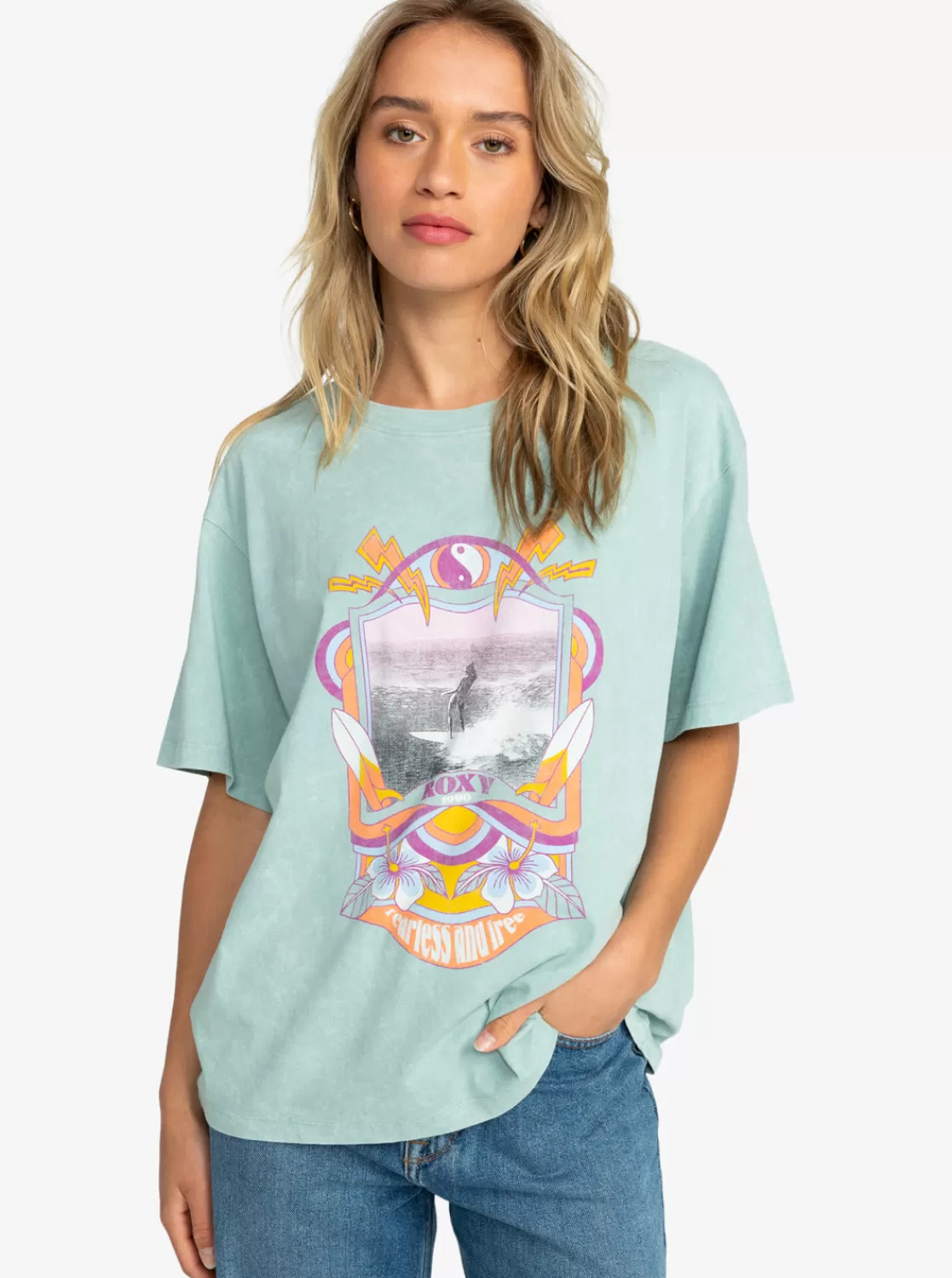 Girl Need Love A Oversized T-Shirt-ROXY Outlet