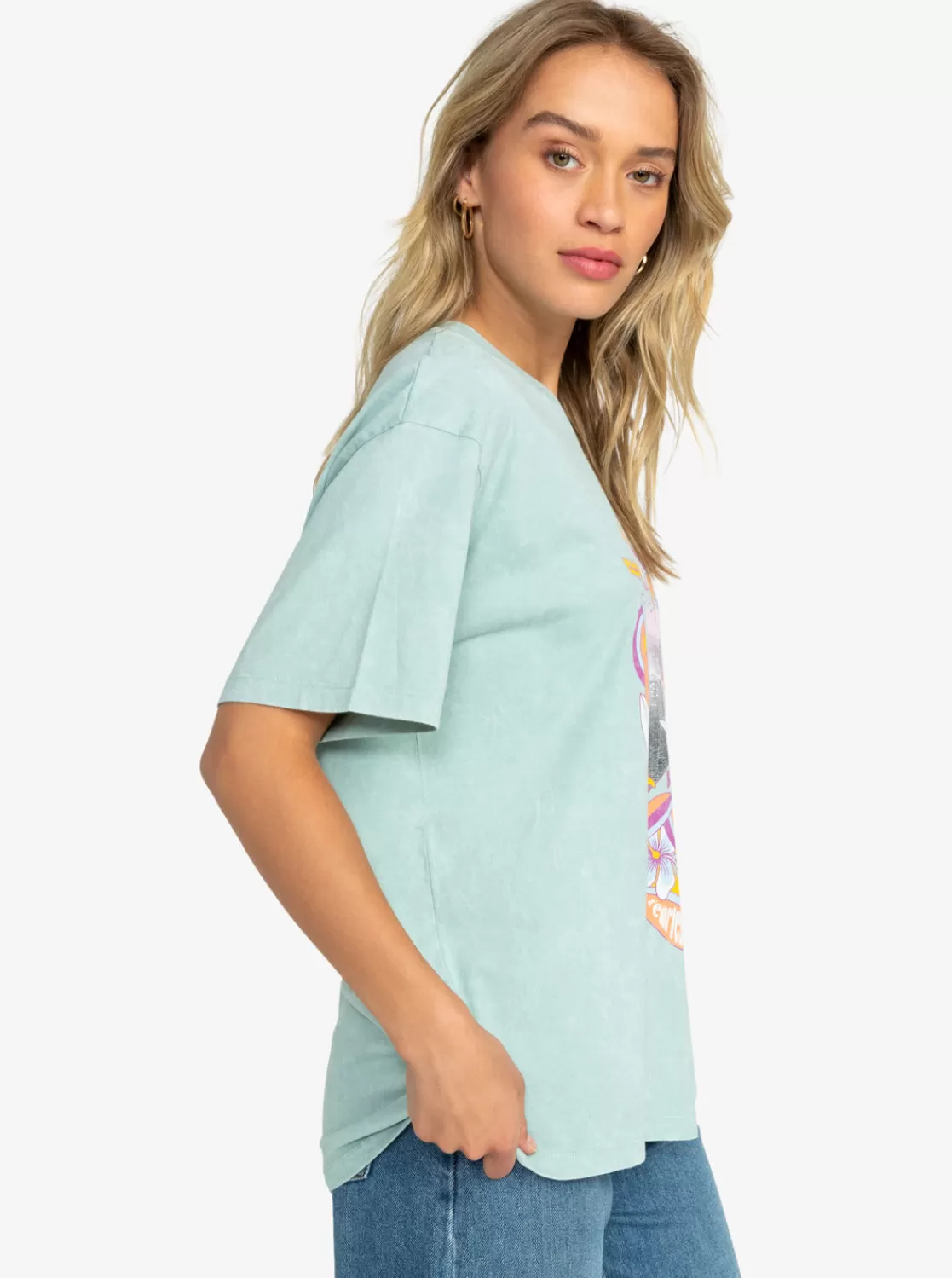 Girl Need Love A Oversized T-Shirt-ROXY Outlet