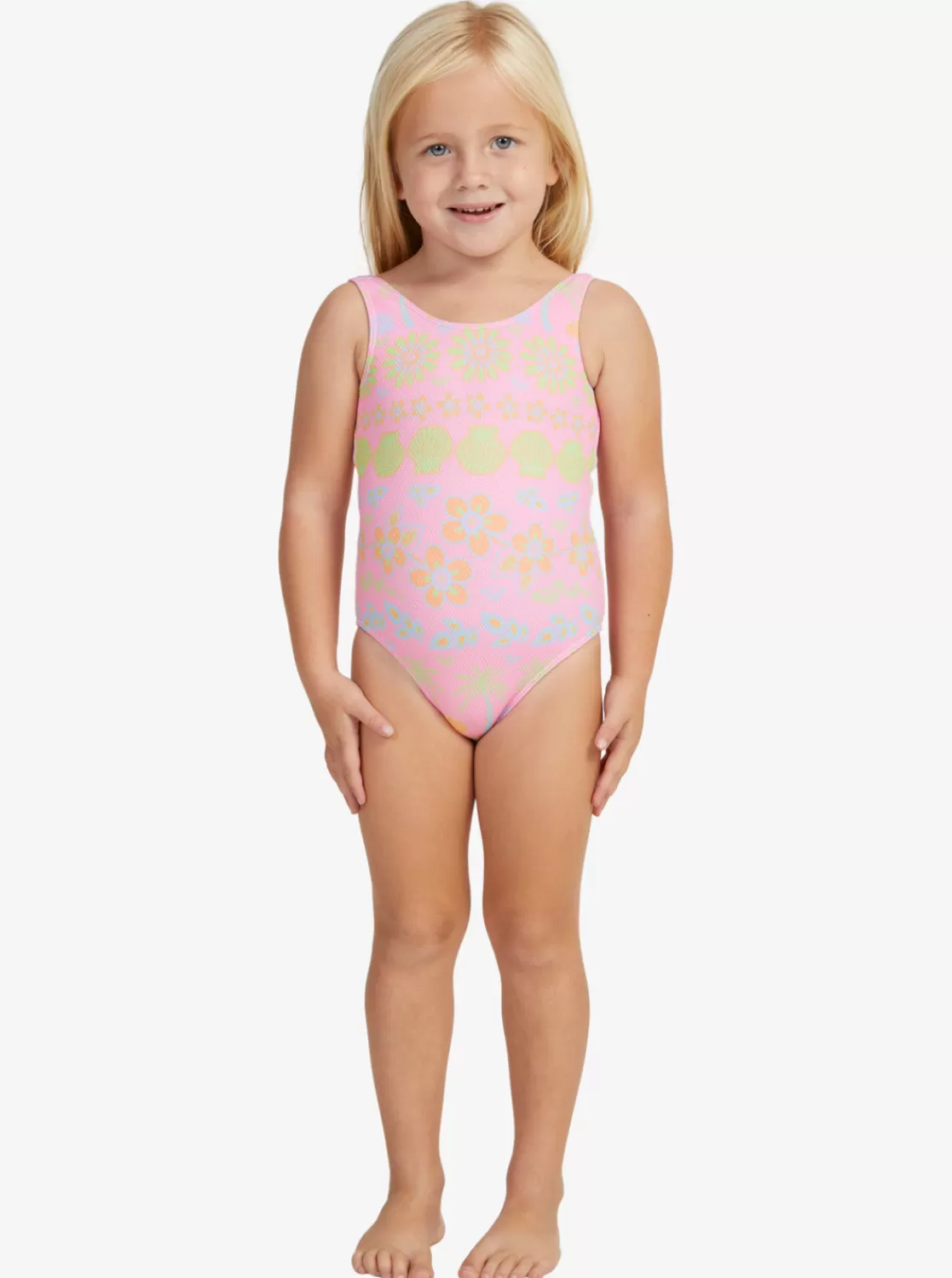 Girls 2-7 Beach Day Together One-Piece Swimsuit-ROXY Shop