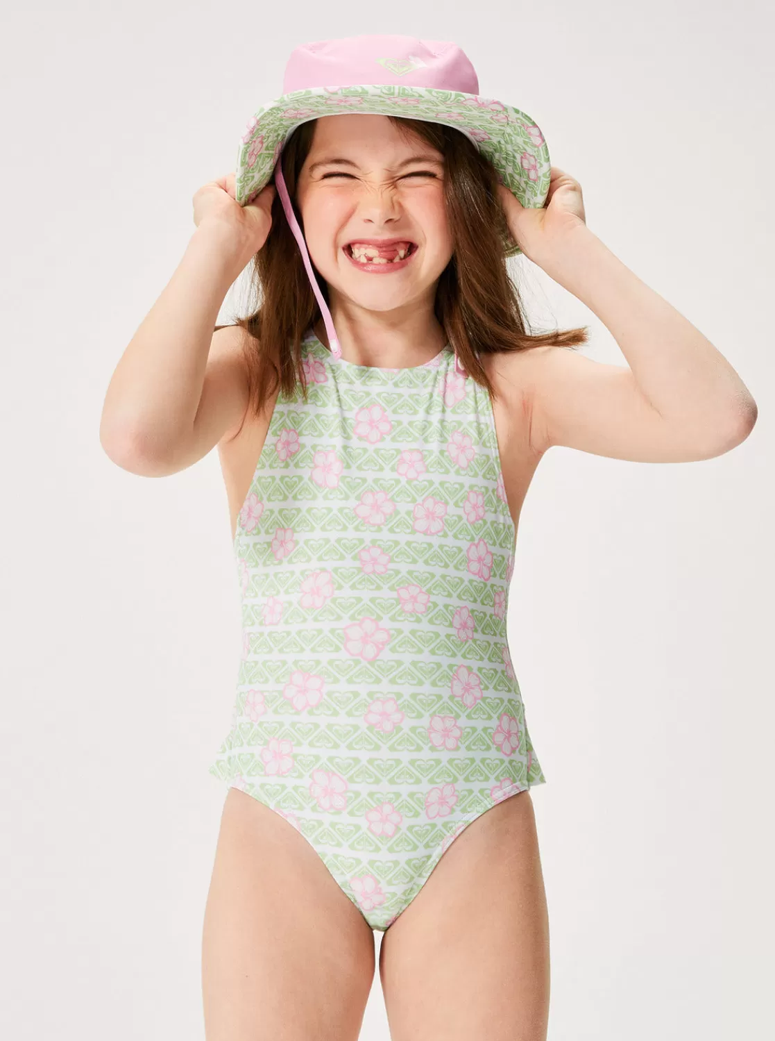 Girls 2-7 Hibiline One-Piece Swimsuit-ROXY Hot