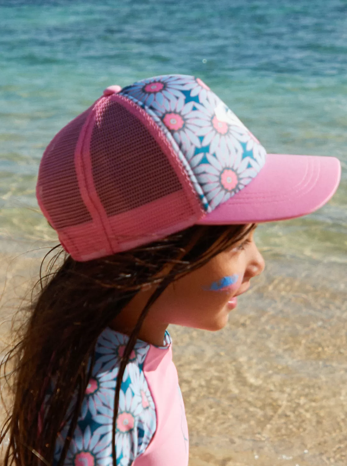 Girls 2-7 Sweet Emotions Trucker Hat-ROXY Online