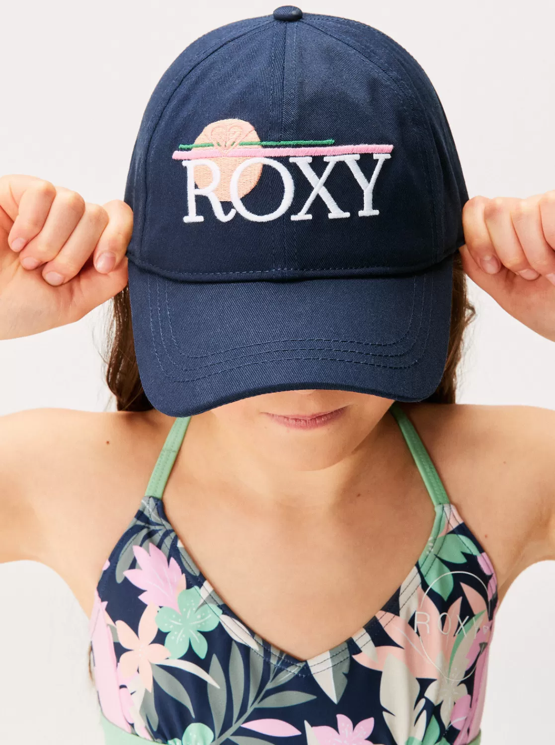 Girls 4-16 Blondie Girl Baseball Hat-ROXY New