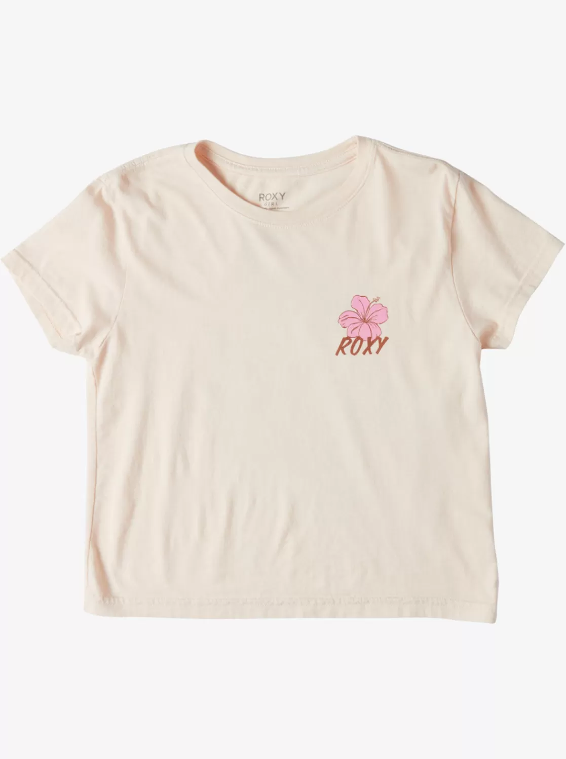 Girls 4-16 Hibiscus Paradise Boyfriend T-Shirt-ROXY Shop