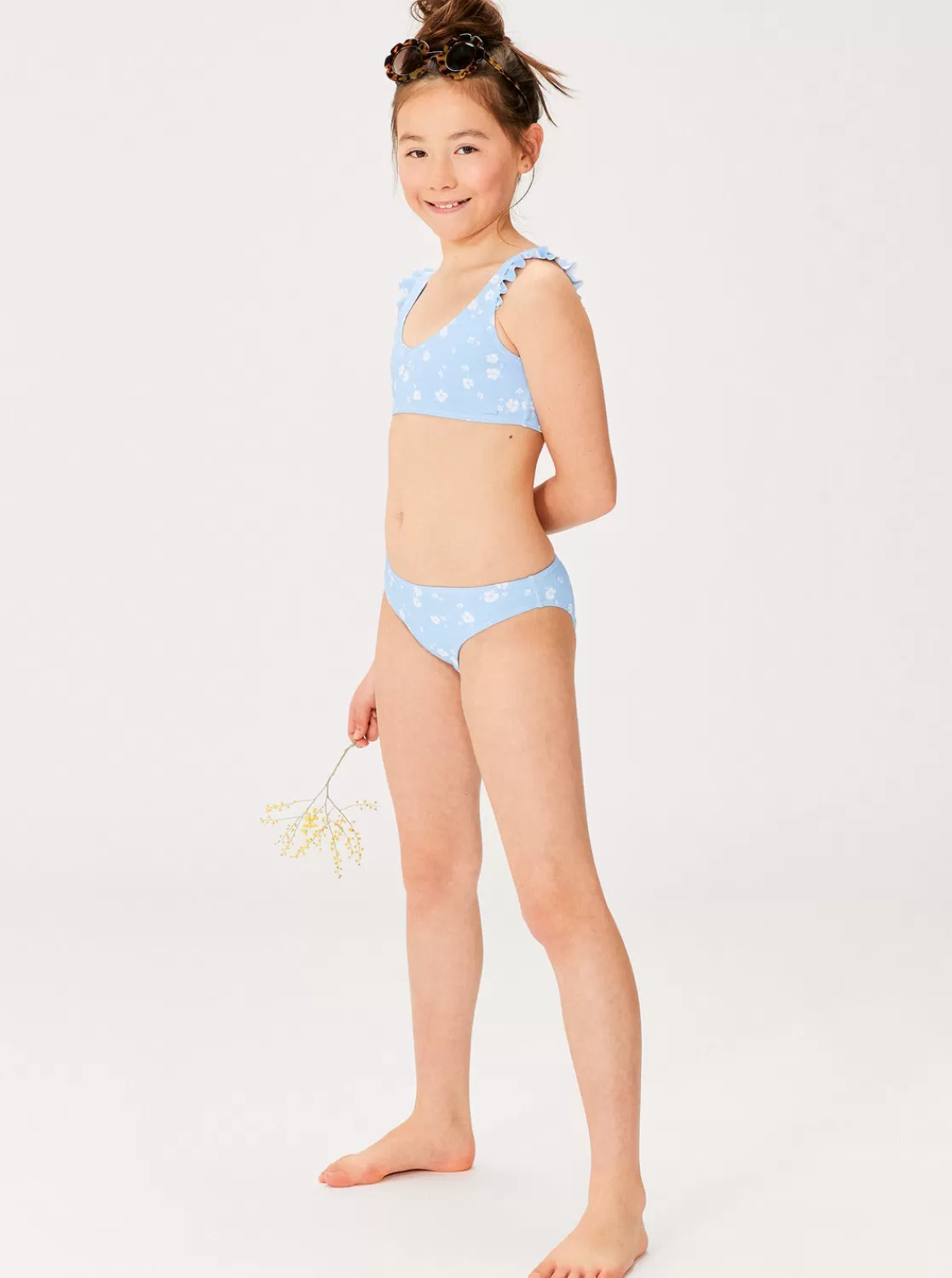 Girls 7-16 Dreamer Ruffle Bralette Bikini Set-ROXY Best Sale