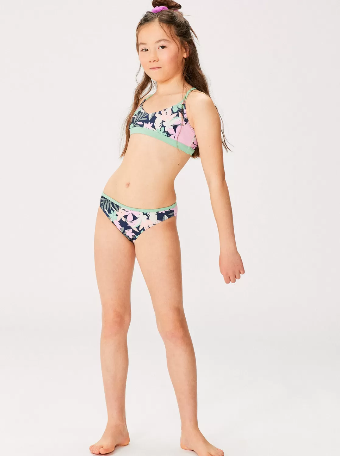 Girls 7-16 Ilacabo Active Athletic Bikini Set-ROXY Cheap