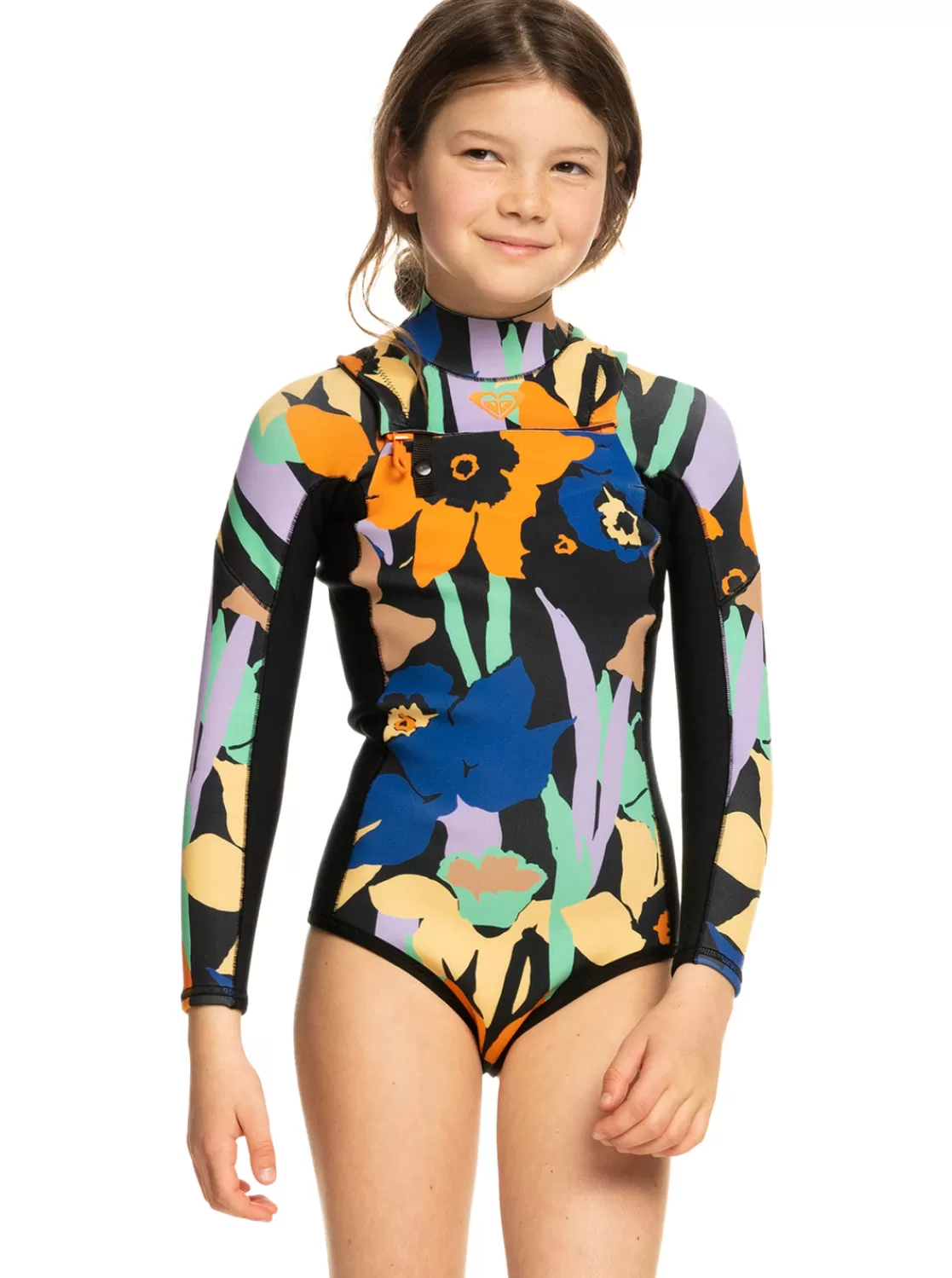 Girls 8-16 1.5mm Current Of Cool Long Sleeve Springsuit-ROXY Flash Sale