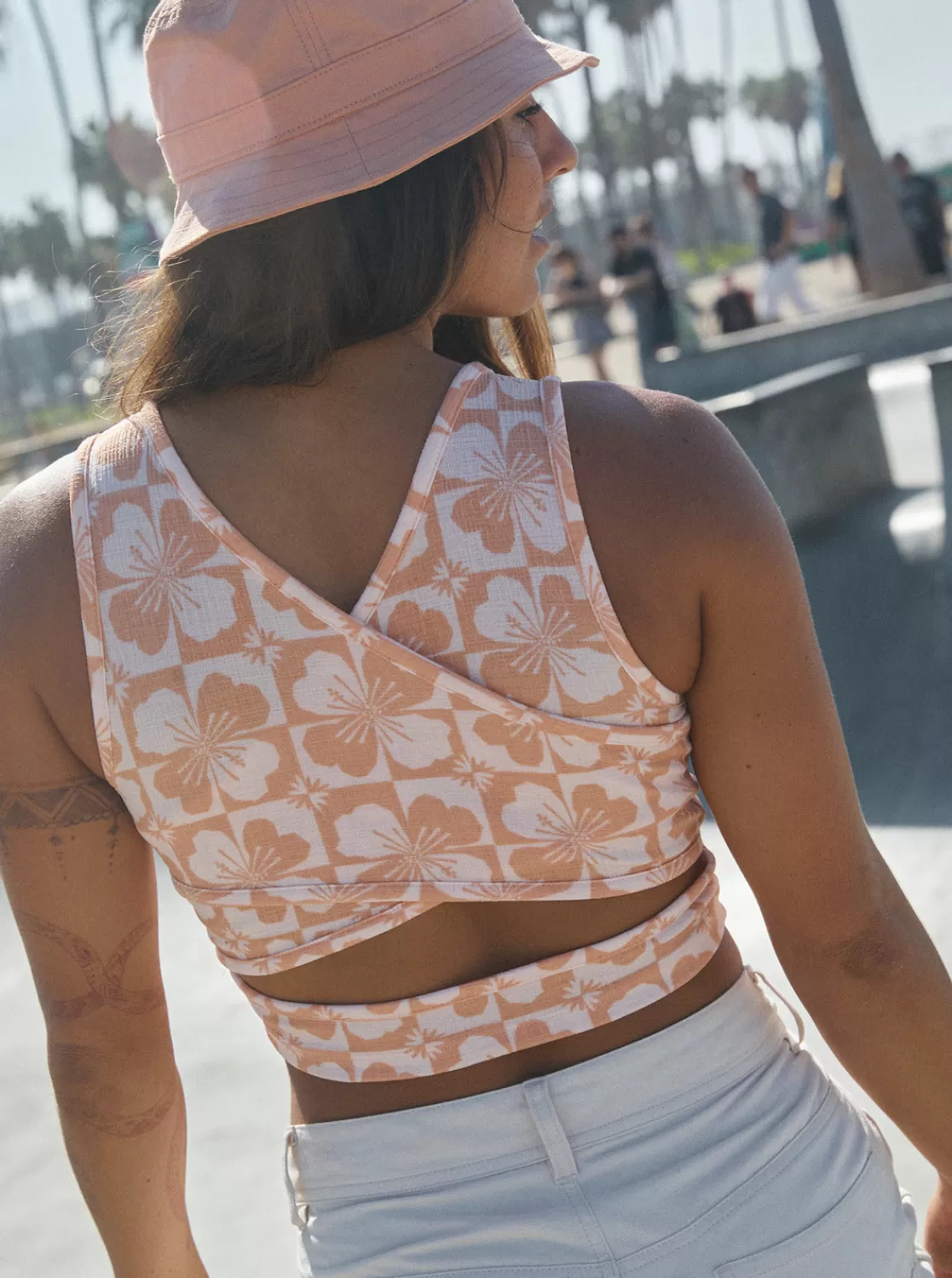 Good Keepsake Printed Crop Top-ROXY Best Sale