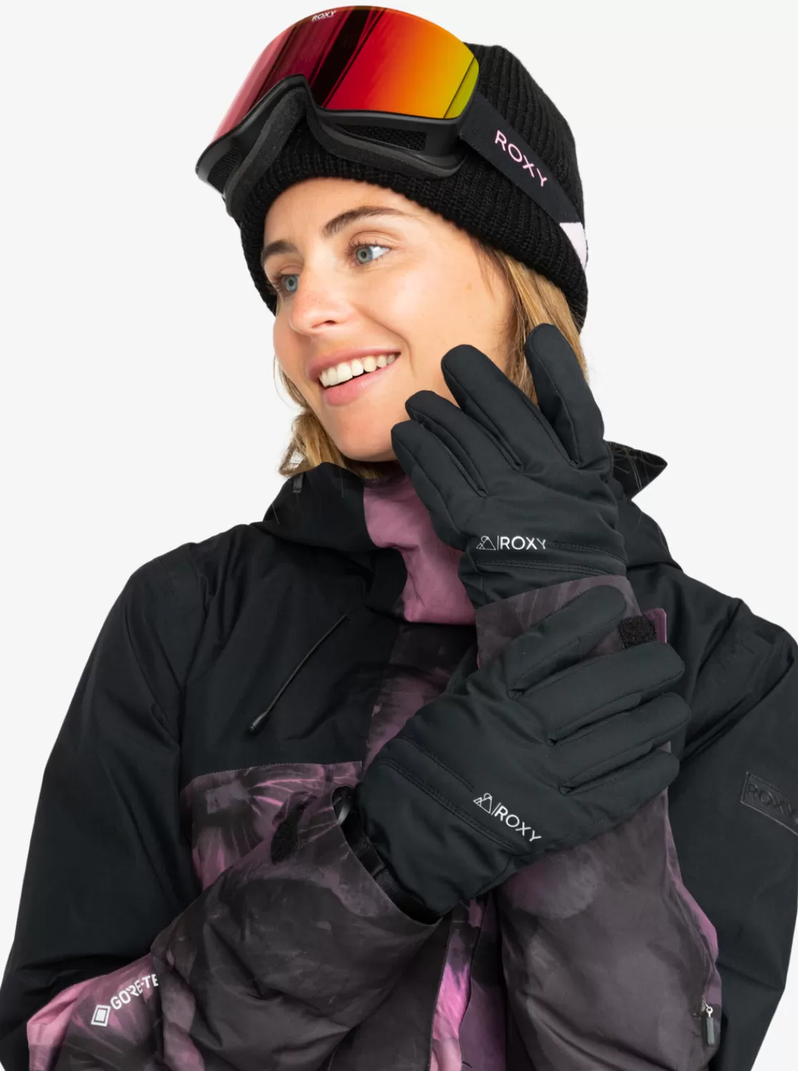 Gore-Texu00ae Fizz Insulated Snowboard/Ski Gloves-ROXY Outlet