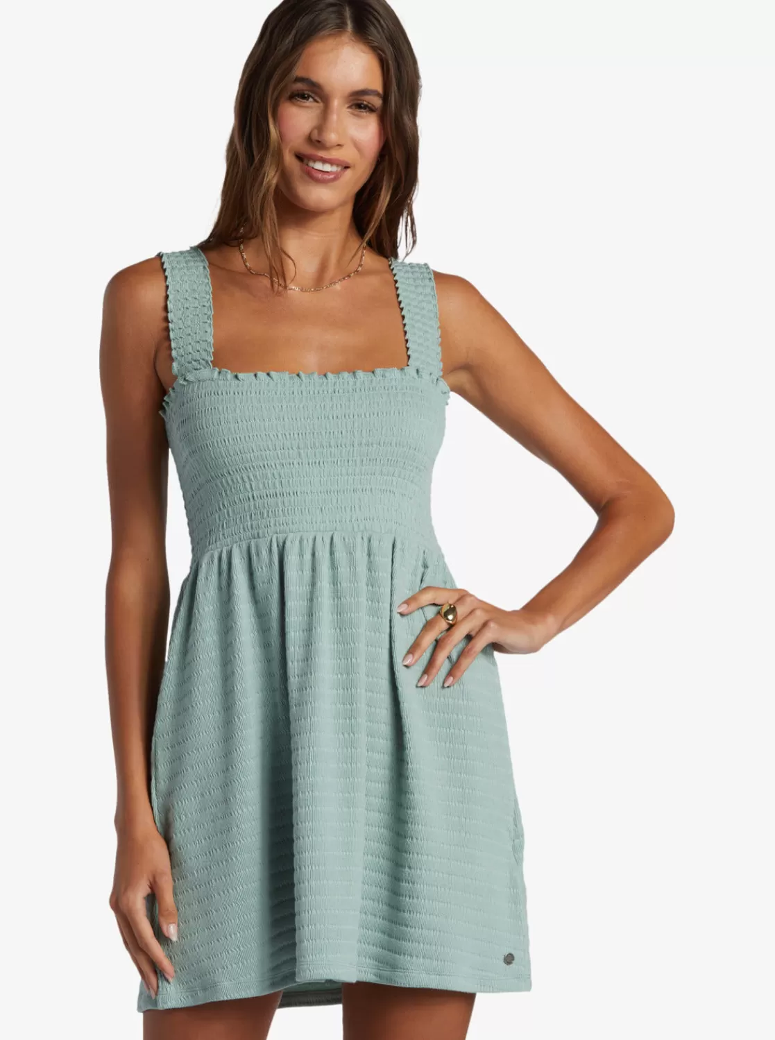 Hanging 10 Off-The-Shoulder Dress-ROXY Clearance