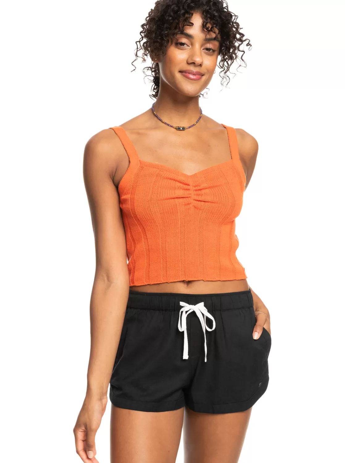 Island Beauty Knitted Tank Top-ROXY Online