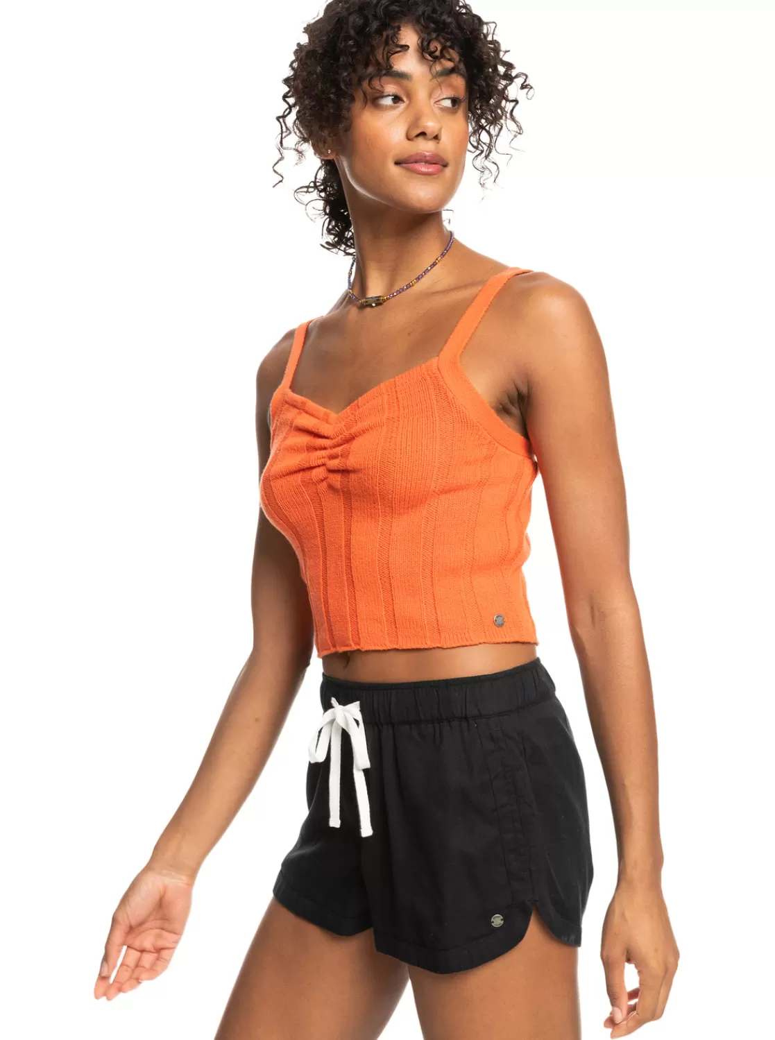 Island Beauty Knitted Tank Top-ROXY Online