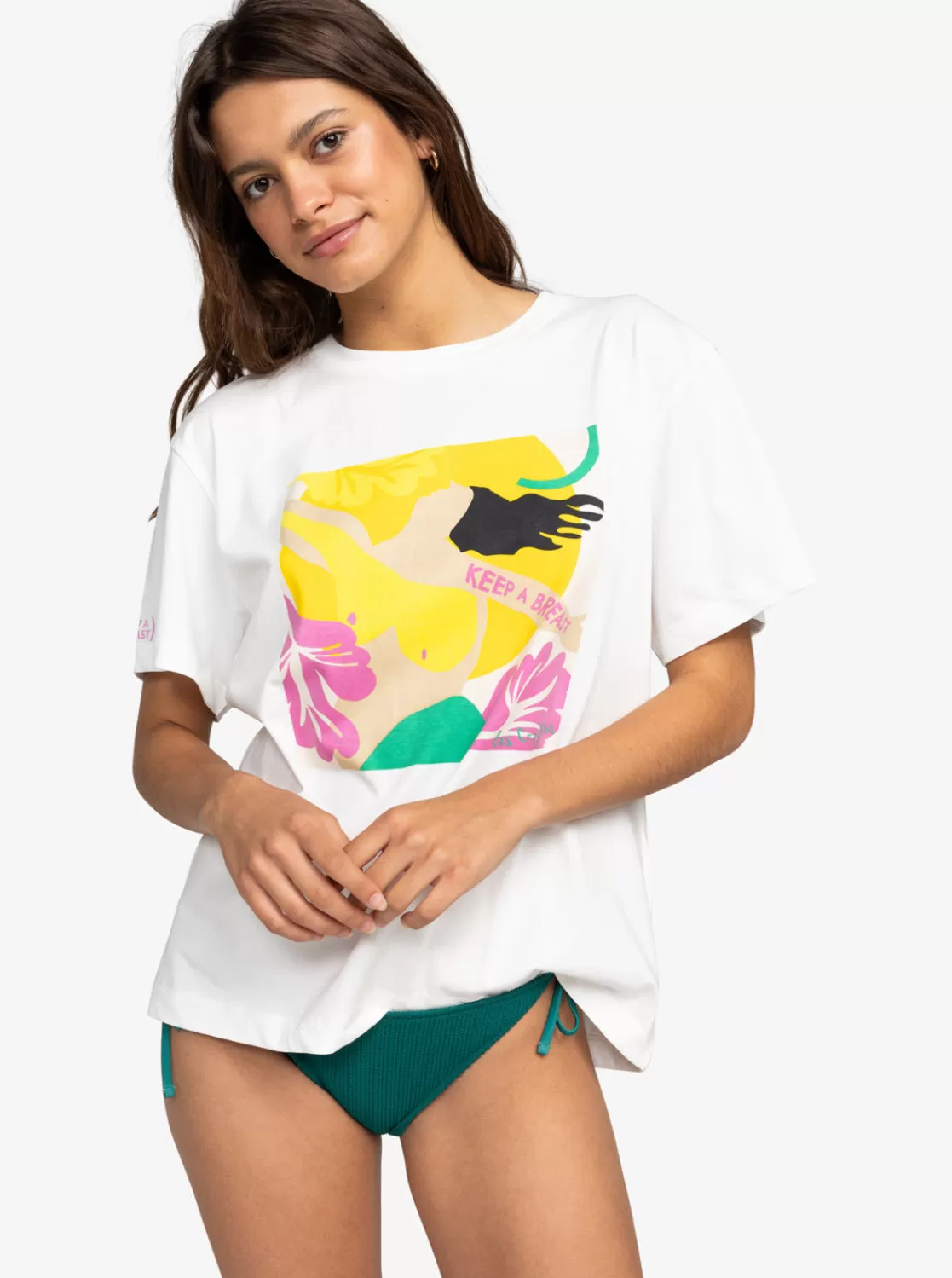 Keep A Breast Day T-Shirt-ROXY Online