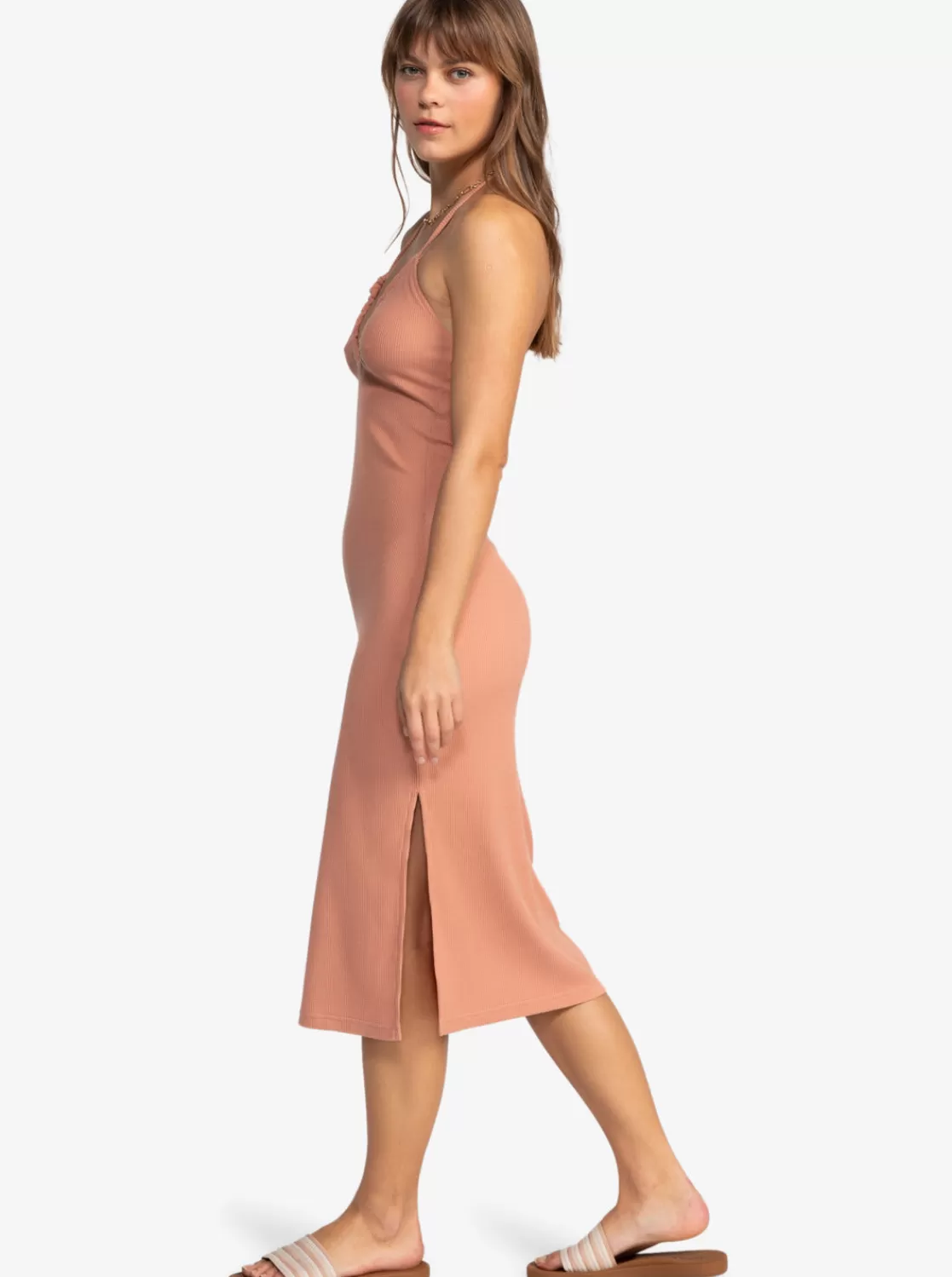 Late Sunset Halter Midi Dress-ROXY Sale