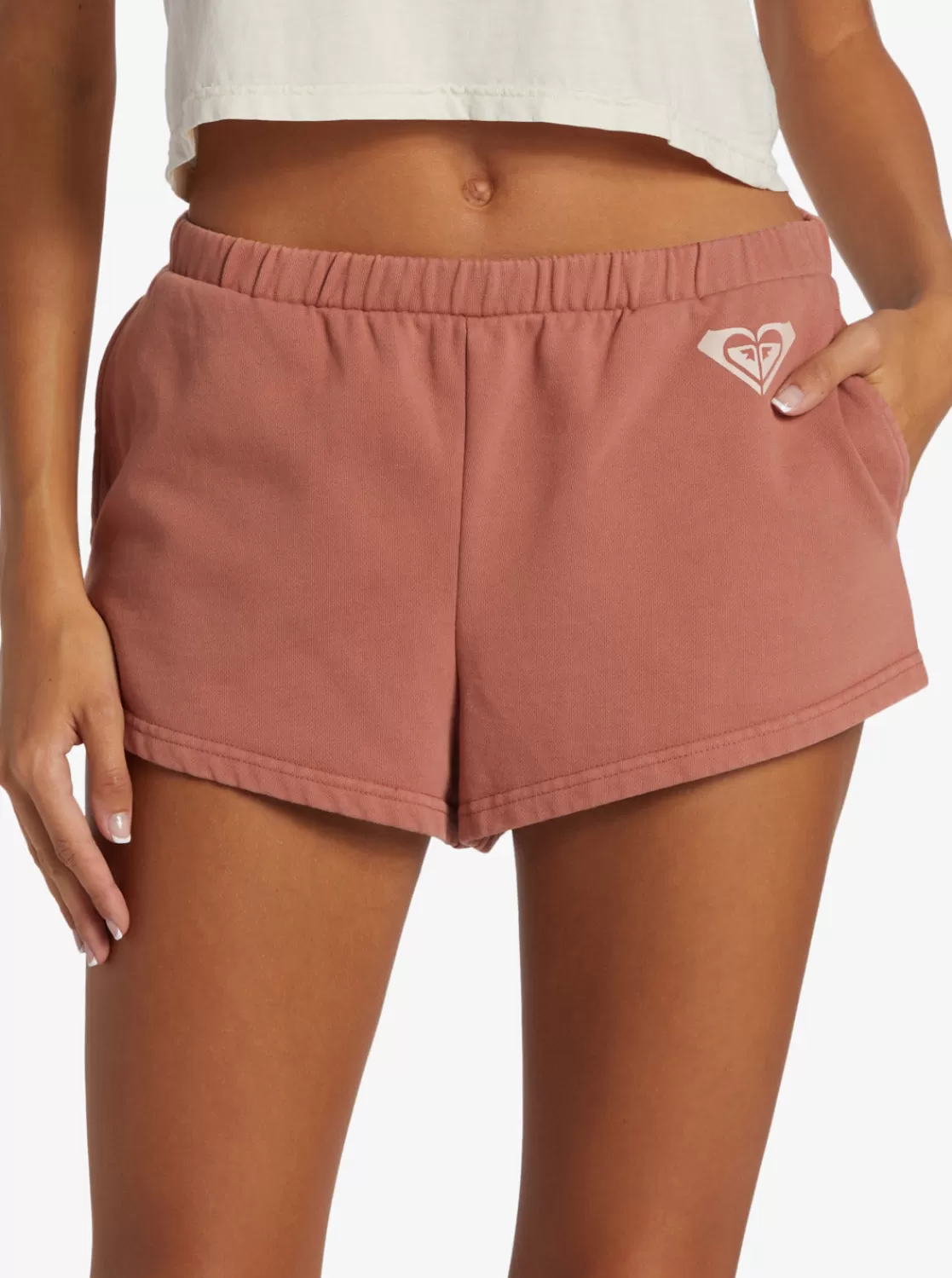 Lineup Fleece Sweat Shorts-ROXY Clearance