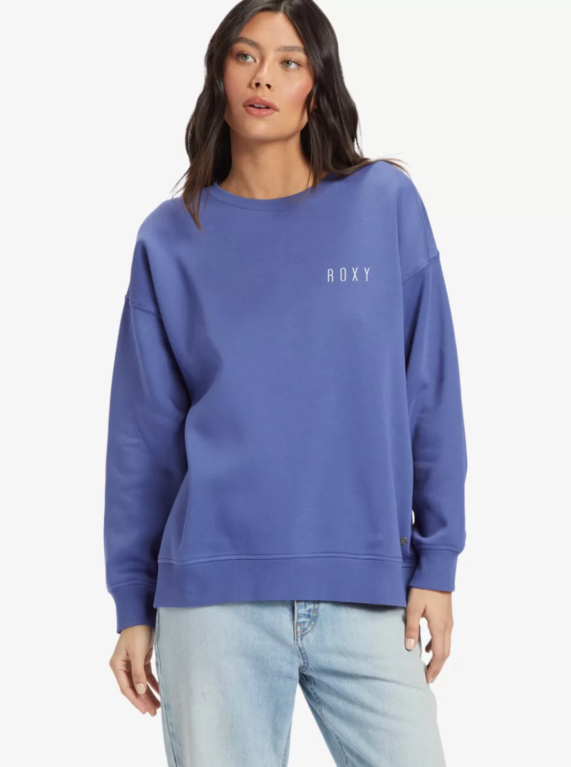 Morning Hike Crew Neck Sweatshirt-ROXY Clearance