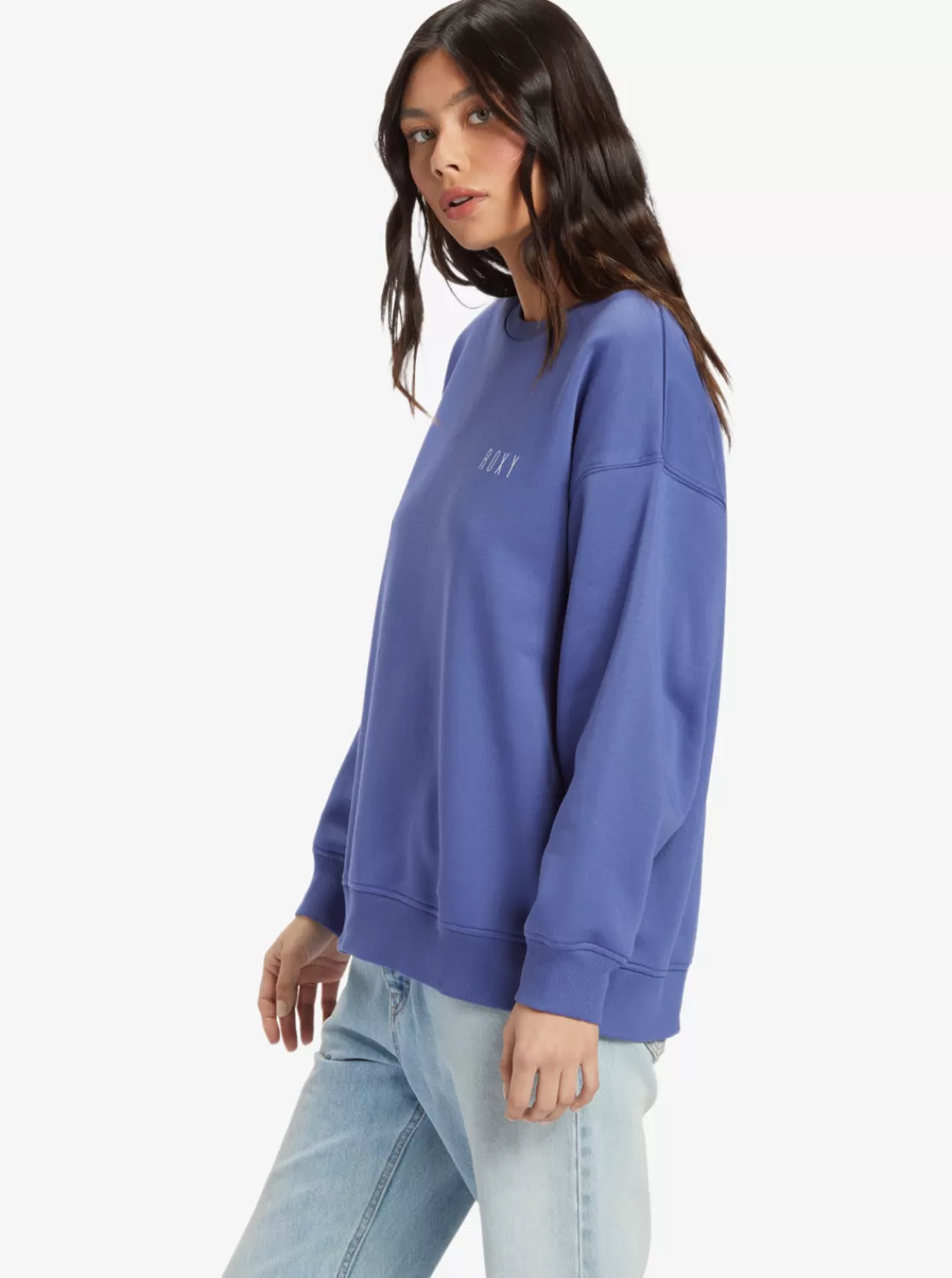 Morning Hike Crew Neck Sweatshirt-ROXY Clearance