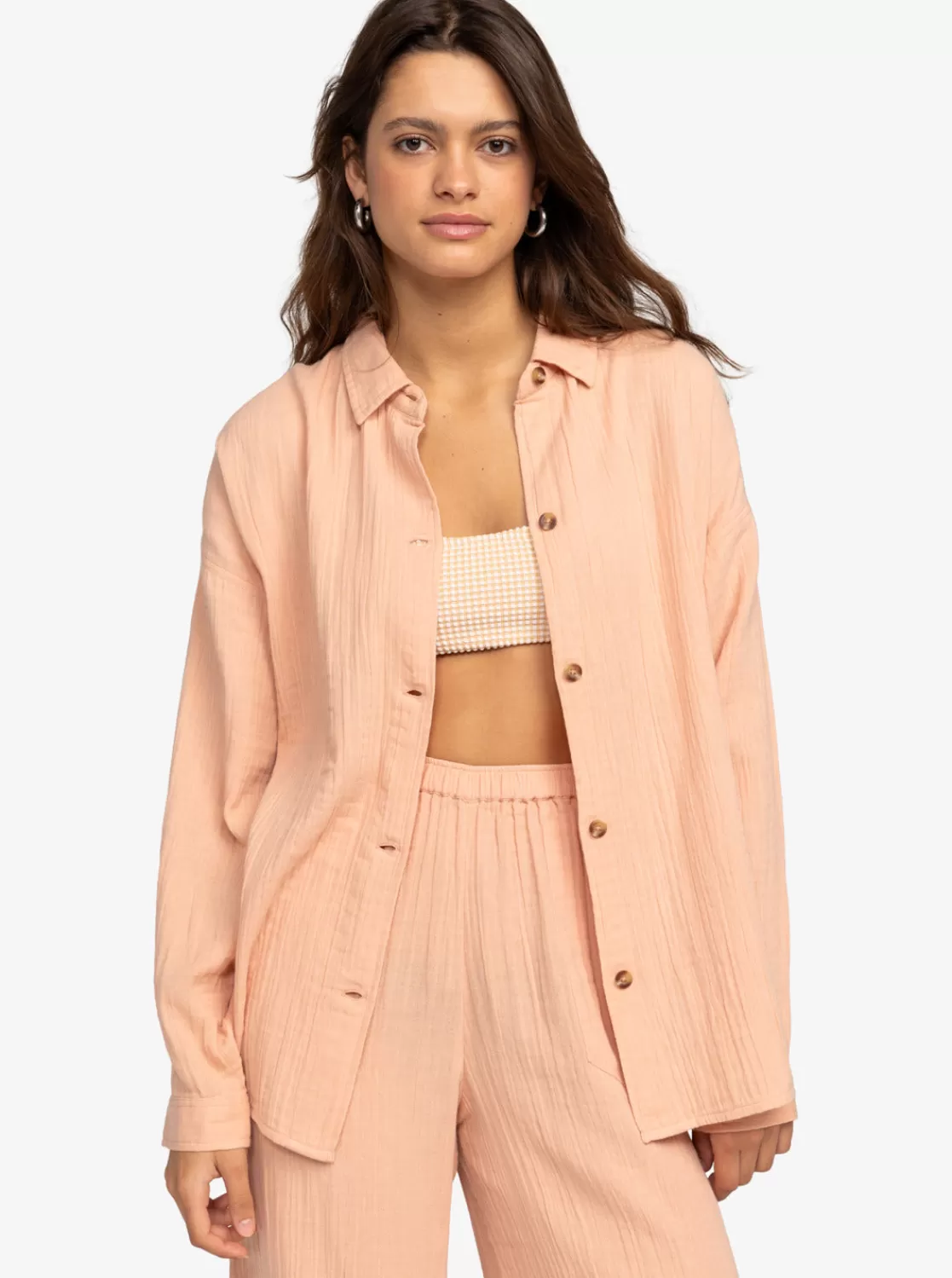 Morning Time Long Sleeve Shirt-ROXY Cheap