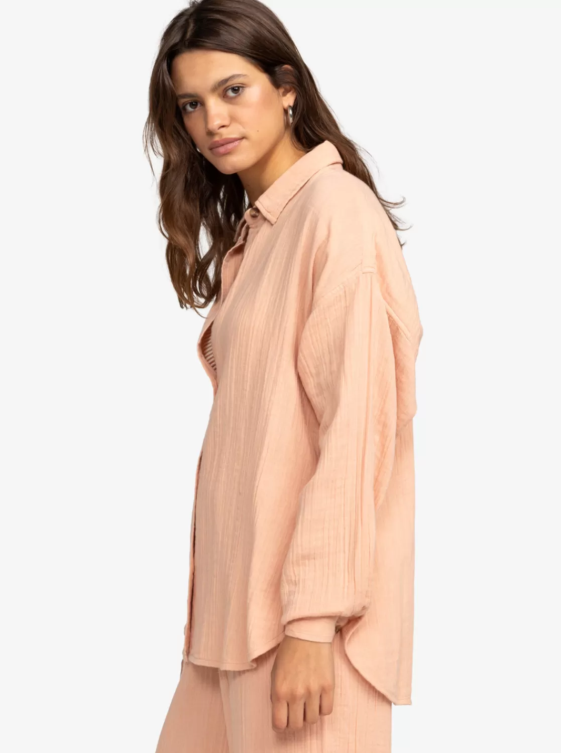 Morning Time Long Sleeve Shirt-ROXY Cheap