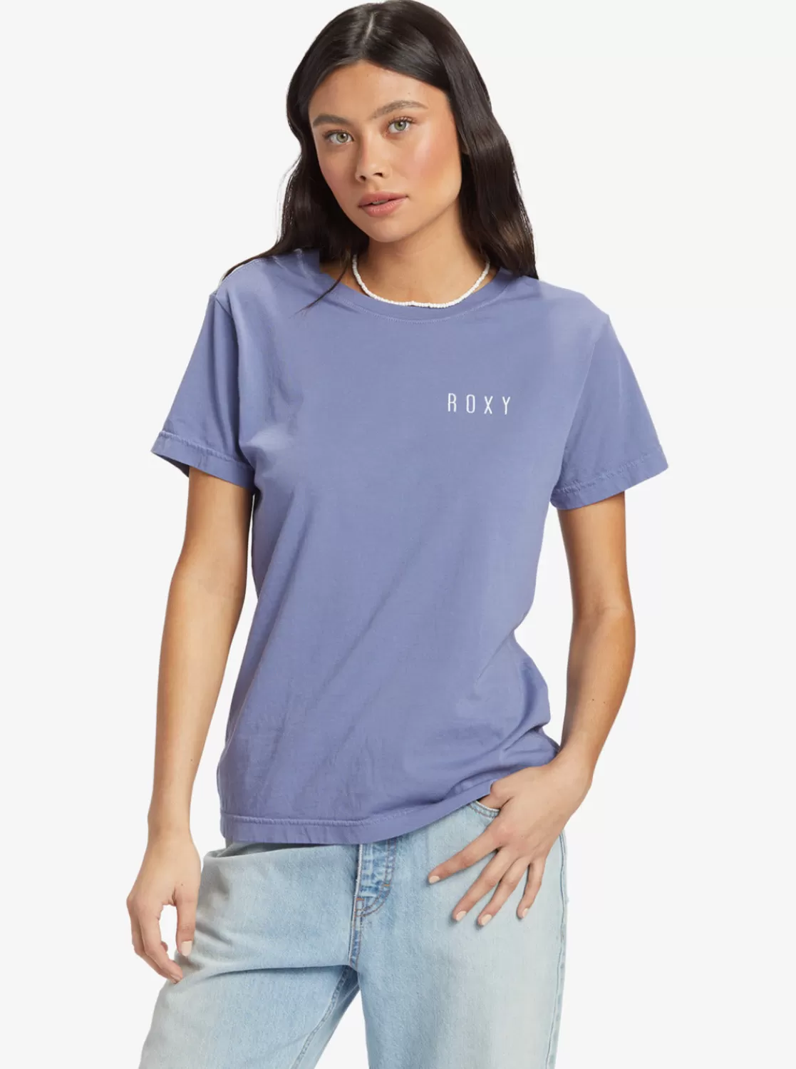 Mountain View Boyfriend T-Shirt-ROXY Cheap