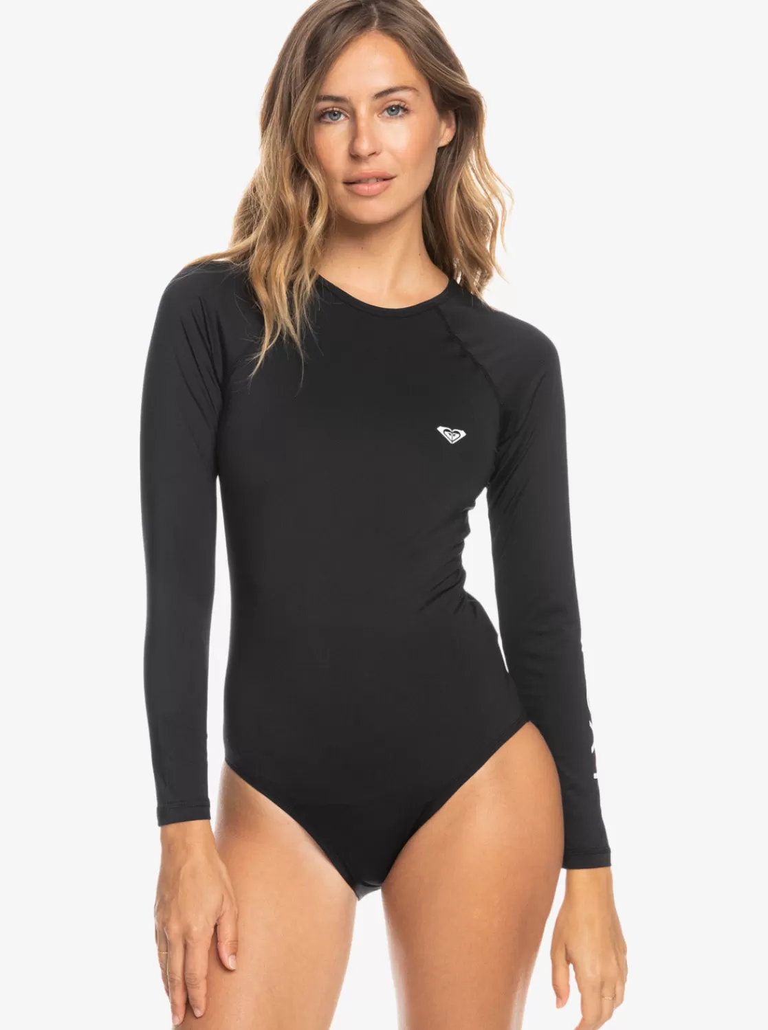 New Essentials Long Sleeve One-Piece Swimsuit-ROXY Clearance