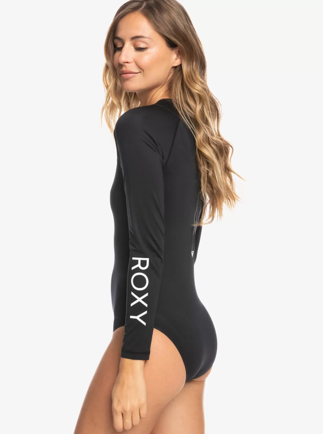 New Essentials Long Sleeve One-Piece Swimsuit-ROXY Clearance