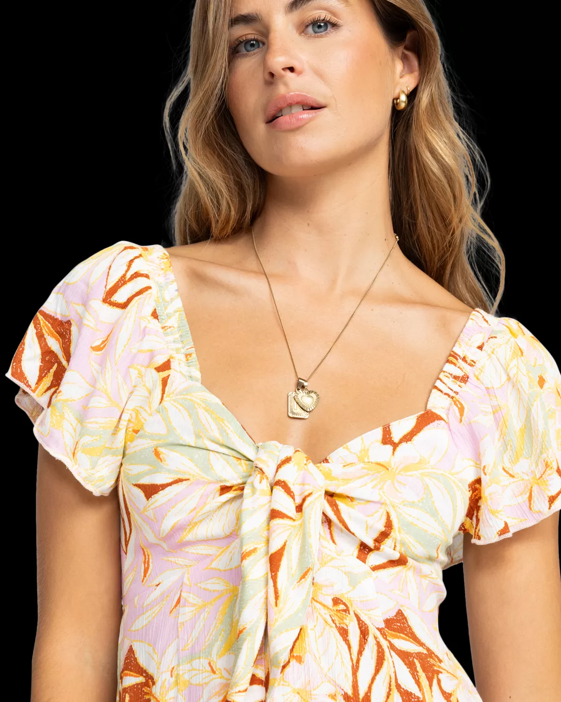 Oceanview Mini Dress-ROXY Cheap