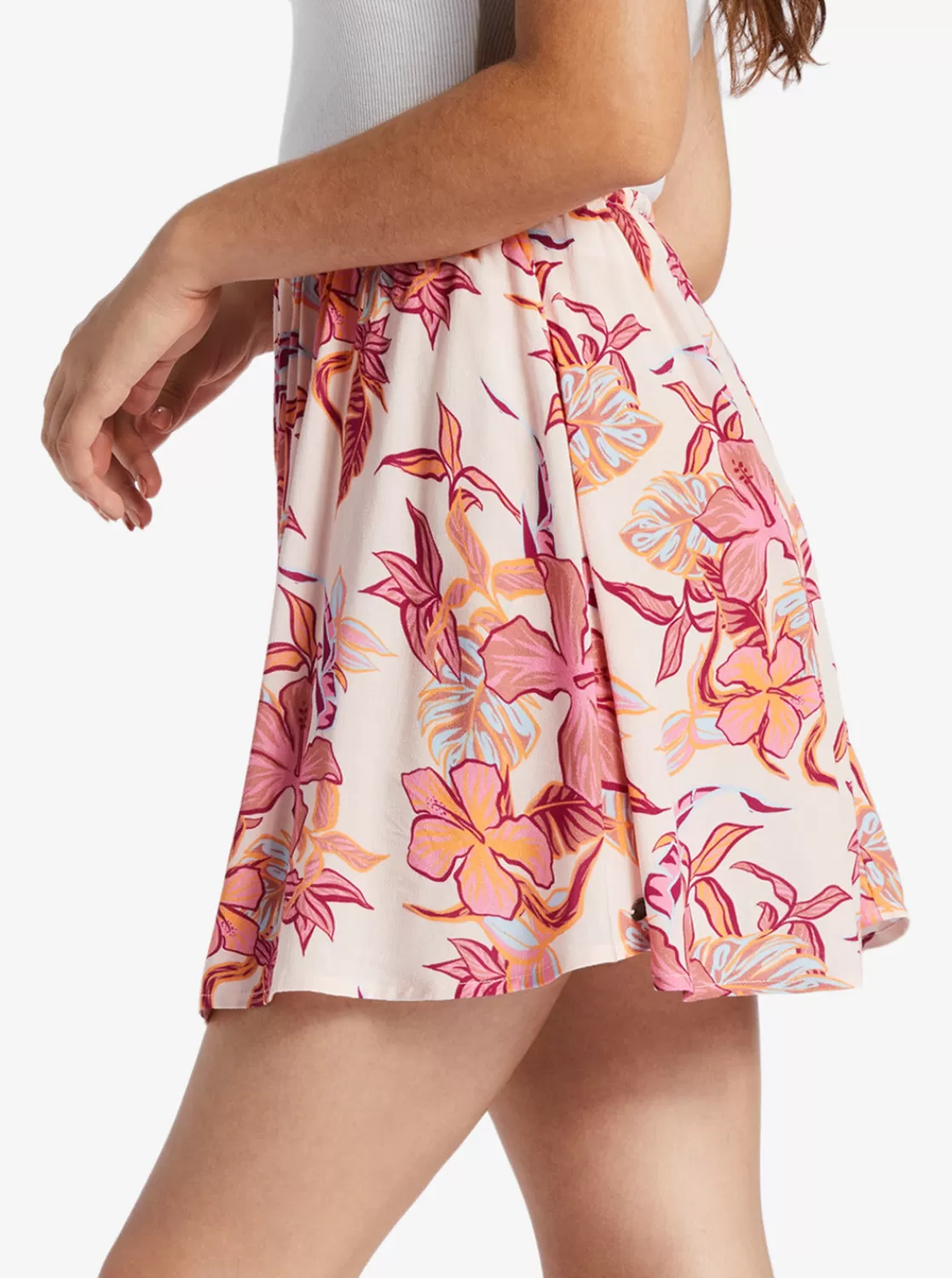 Para Paradise Drawstring Mini Skirt-ROXY Sale