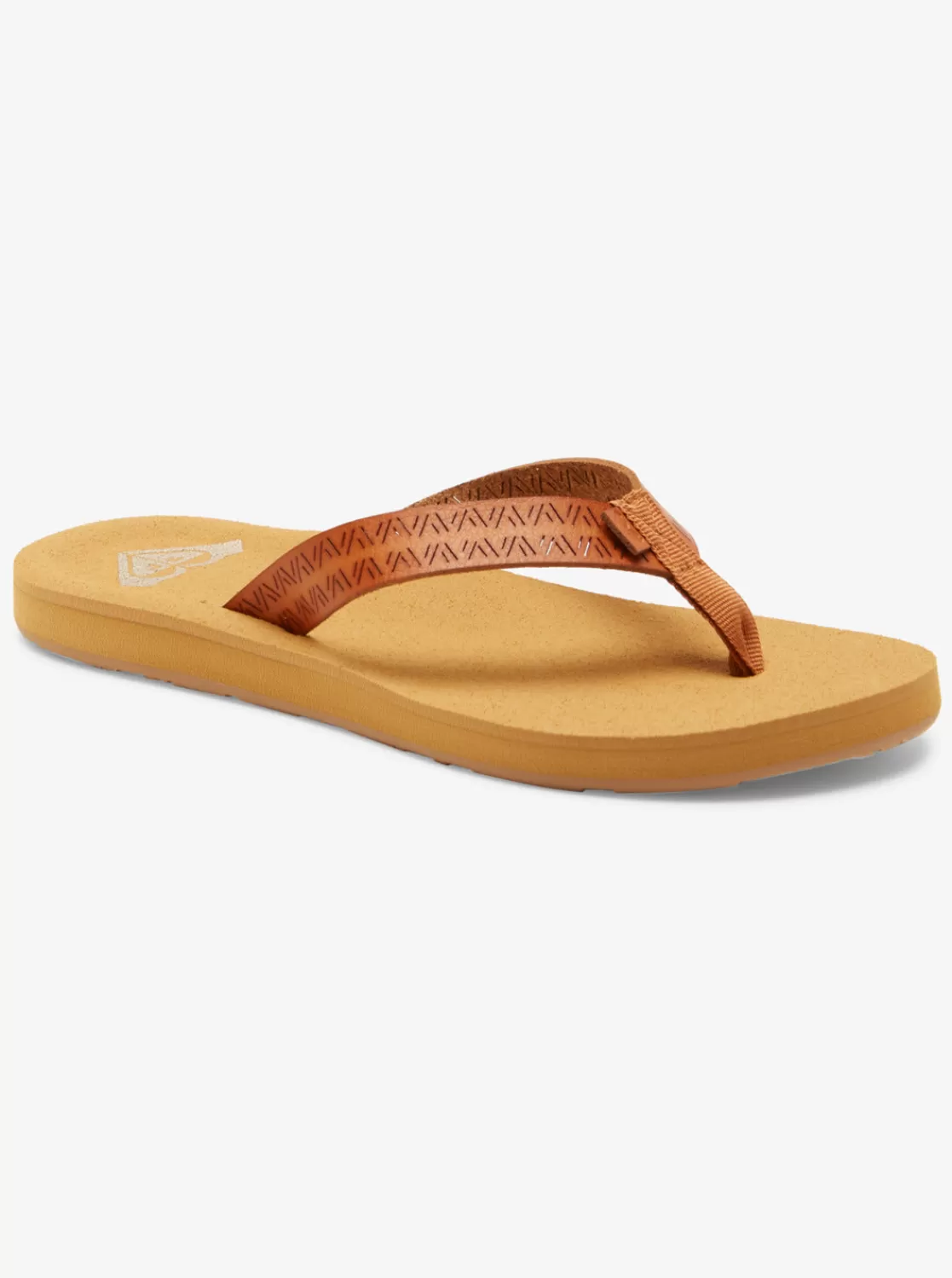 Porto Motif Flip-Flops-ROXY Clearance