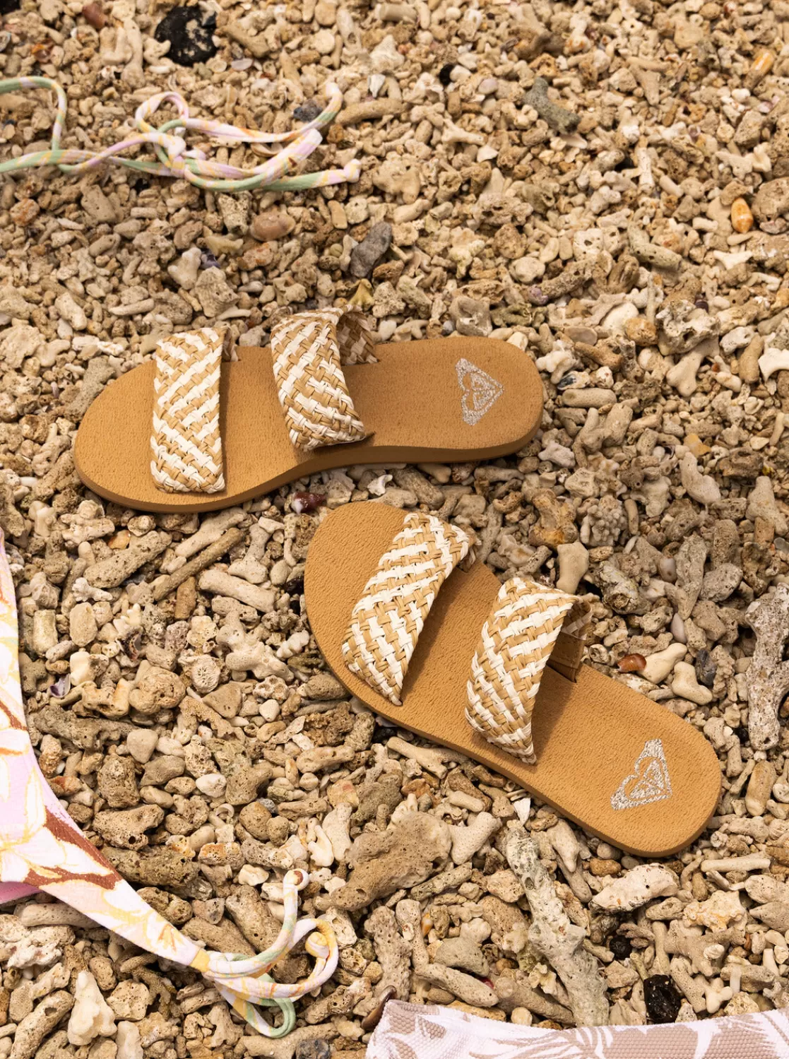 Porto Slide Slider Sandals-ROXY Hot