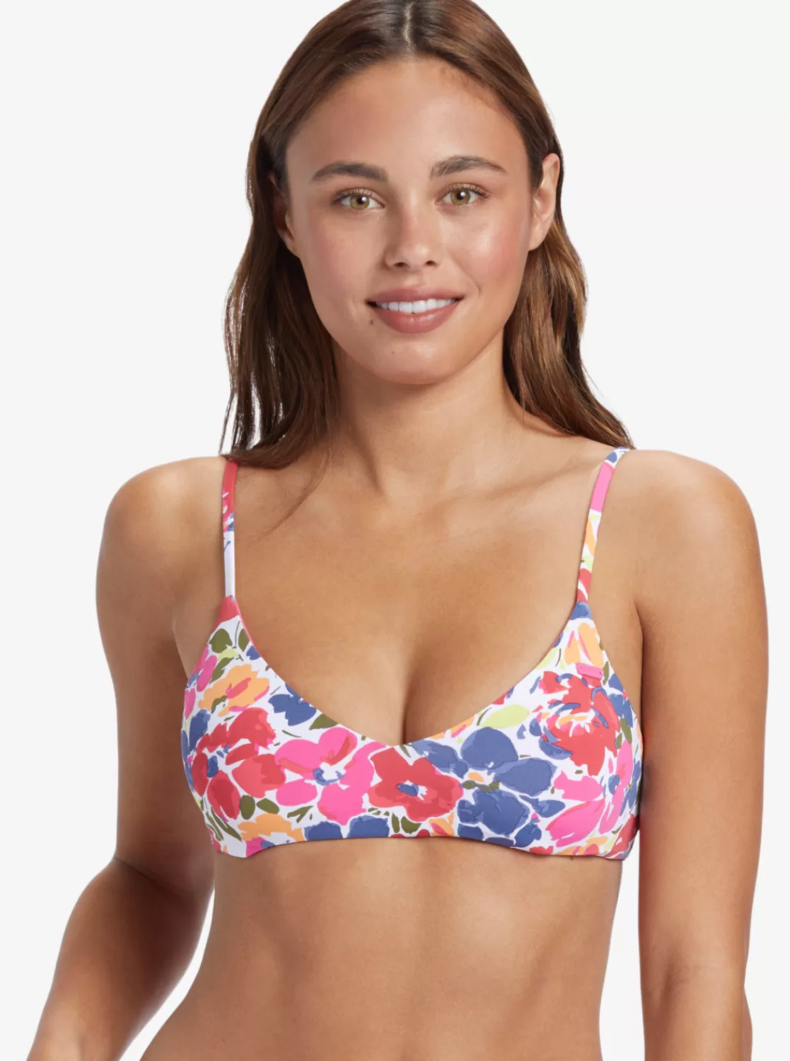 Printed Beach Classics Athletic Triangle Bikini Top-ROXY Outlet